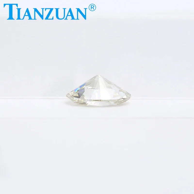 Lab Grown Oval Diamond CVD I-J Color VS2 2EX Loose Gemstone Bead - GEMID Certified for Jewelry Making, Engagement Rings & Fine Crafting
