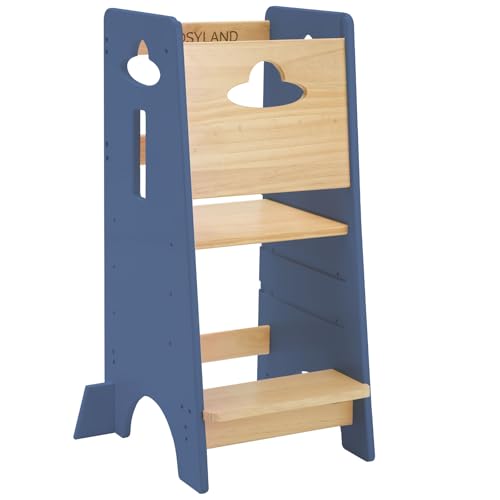 Natural & Navy Blue