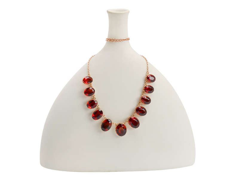 Ring of Fire Madeira Citrine Necklace – Elegant Gemstone Jewelry for Women | Perfect for Weddings, Parties & Everyday Wear