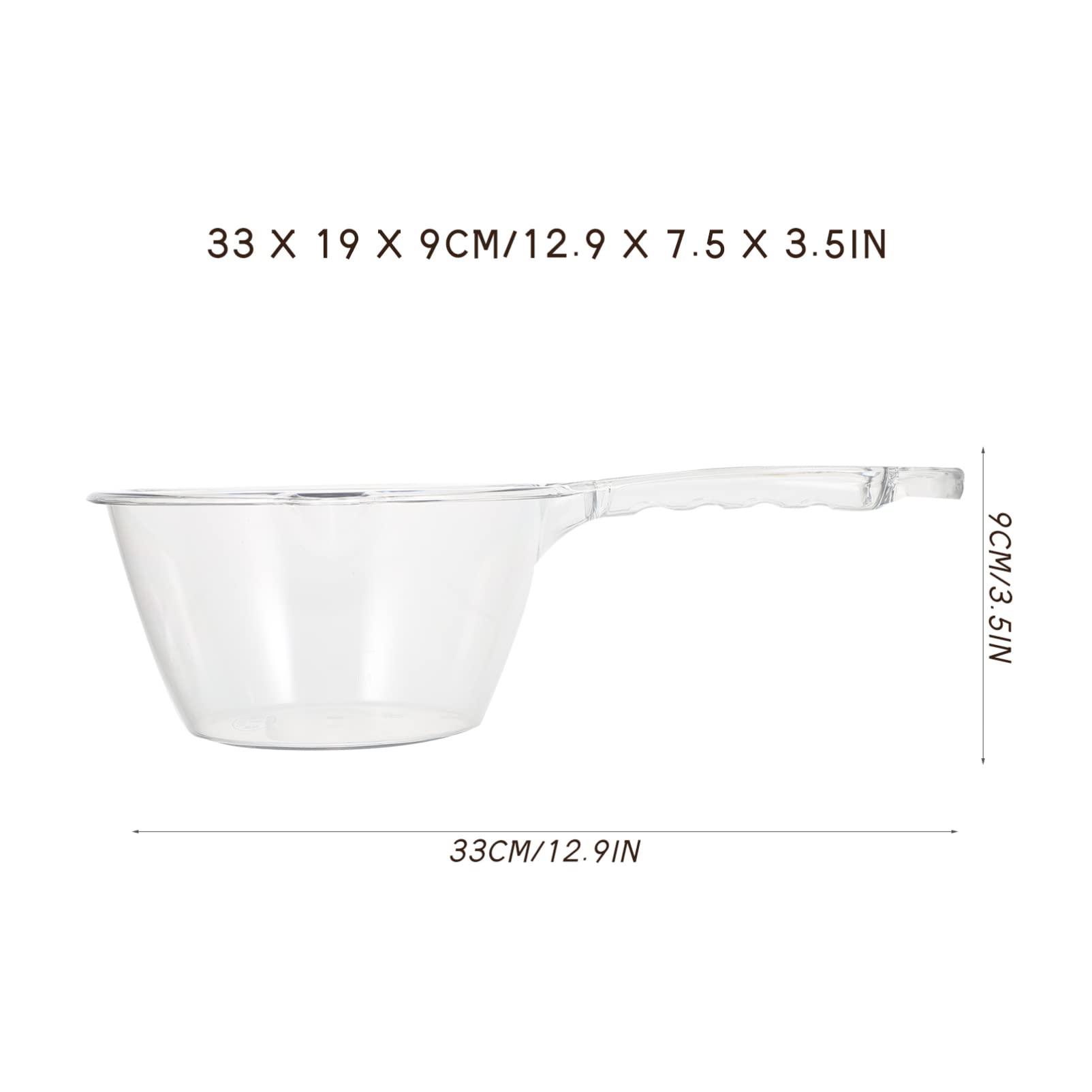 1 Pc Plastic Water Scoop - Multipurpose Kitchen Ladle for Cooking, Baking & Serving - Durable Household Water Spoon for Measuring, Scooping & Pouring - Perfect for Kitchen, Camping & Outdoor Use