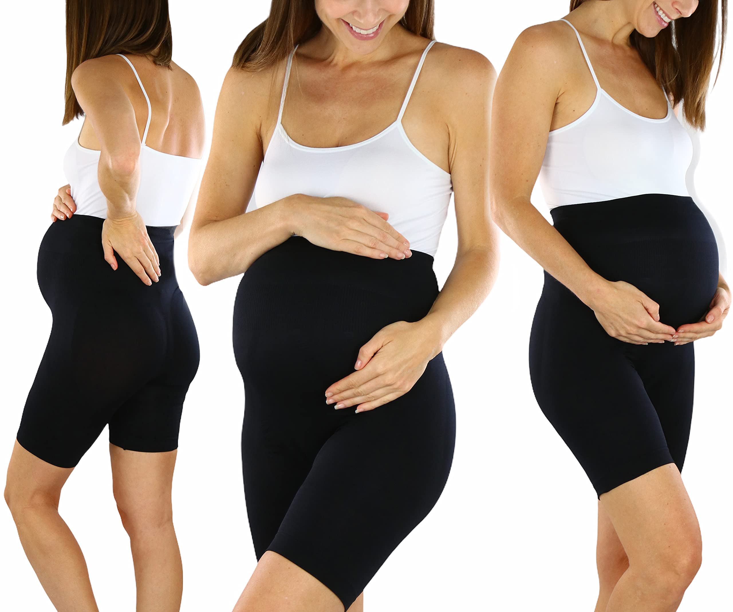 ToBeInStyle Women's High Waist Over The Bump Maternity Underwear - Soft Cotton Pregnancy Panties for Comfort & Support - Perfect for Everyday Wear & Maternity Photos