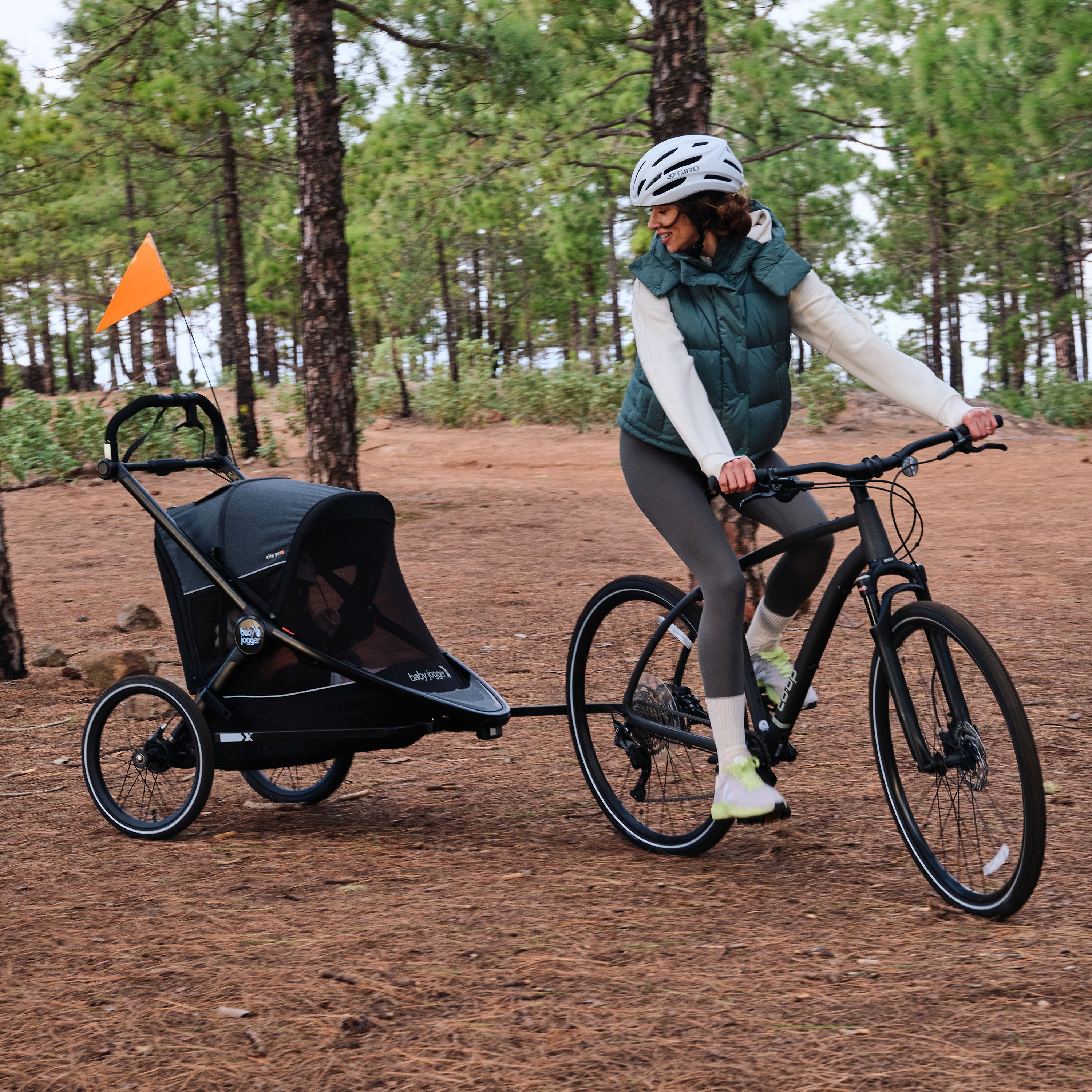 Baby Jogger City Prix Jogger & Bike Trailer - All-Terrain Stroller for Active Families | Perfect for Running, Biking & Outdoor Adventures with Your Baby