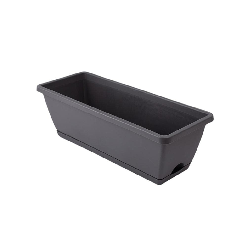 Qksky 10-Cell Long Rectangle Seed Starter Tray - Breathable Seedling Starter Box for Gardening, Bonsai, Herbs & Vegetables | Indoor/Outdoor Plant Growing, Hydroponics & Moisturizing Pots