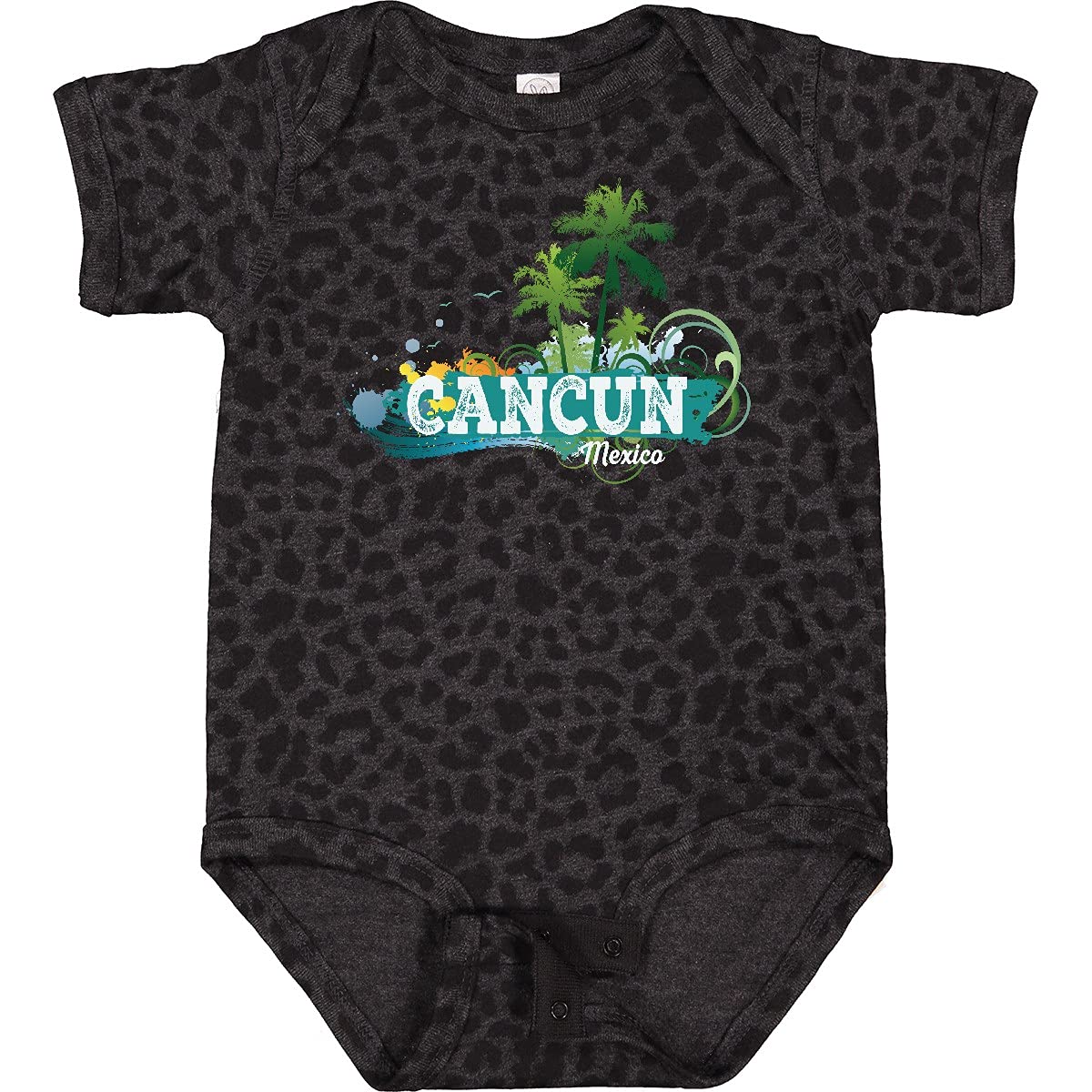 Inktastic Cancun Mexico Tropical Vacation Beach Baby Bodysuit - Cute Summer Outfit for Boys & Girls - Perfect for Beach Trips, Family Vacations & Photo Shoots