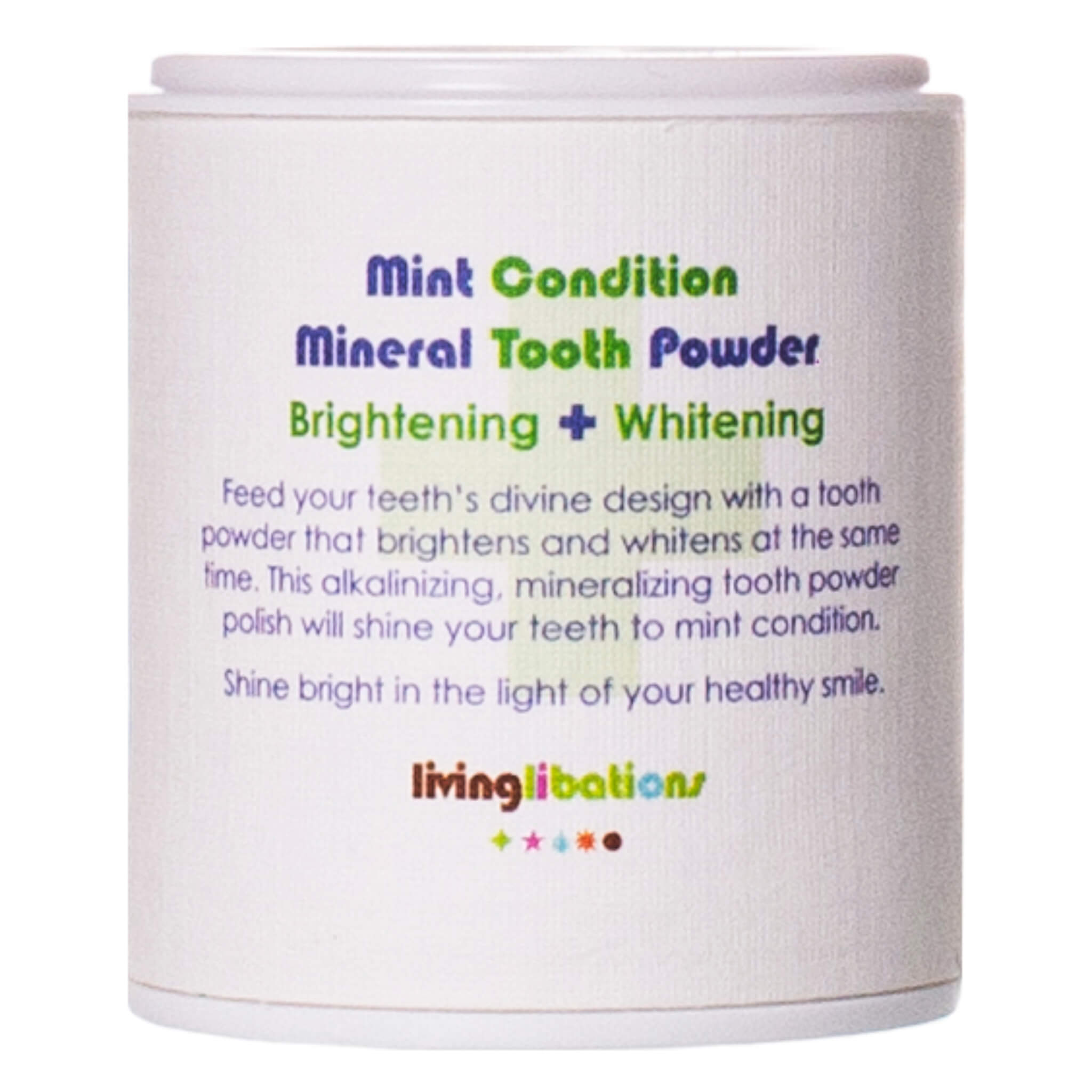 Natural Mint Mineral Tooth Powder for Whitening & Fresh Breath - Organic Teeth Cleaning Powder for Daily Oral Care & Freshness
