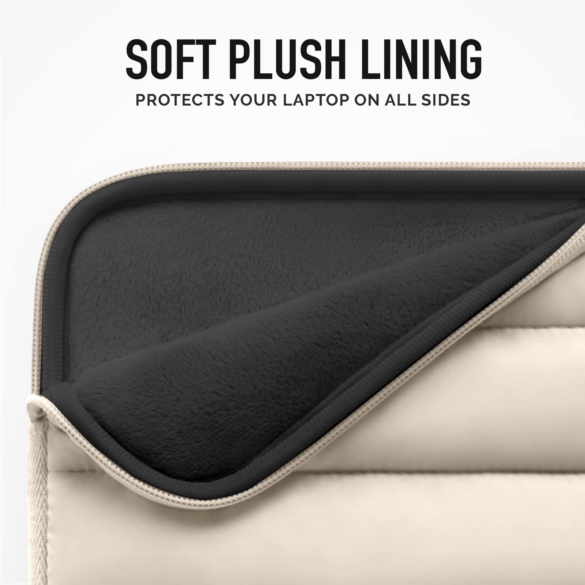VANDEL The Original Puffy Laptop Sleeve Case - 13-14 Inch Protective Laptop Bag for MacBook Air/Pro 13/14, iPad Pro 12.9, HP, Dell, ASUS | Water-Resistant & Shockproof Computer Cover for Work, School & Travel