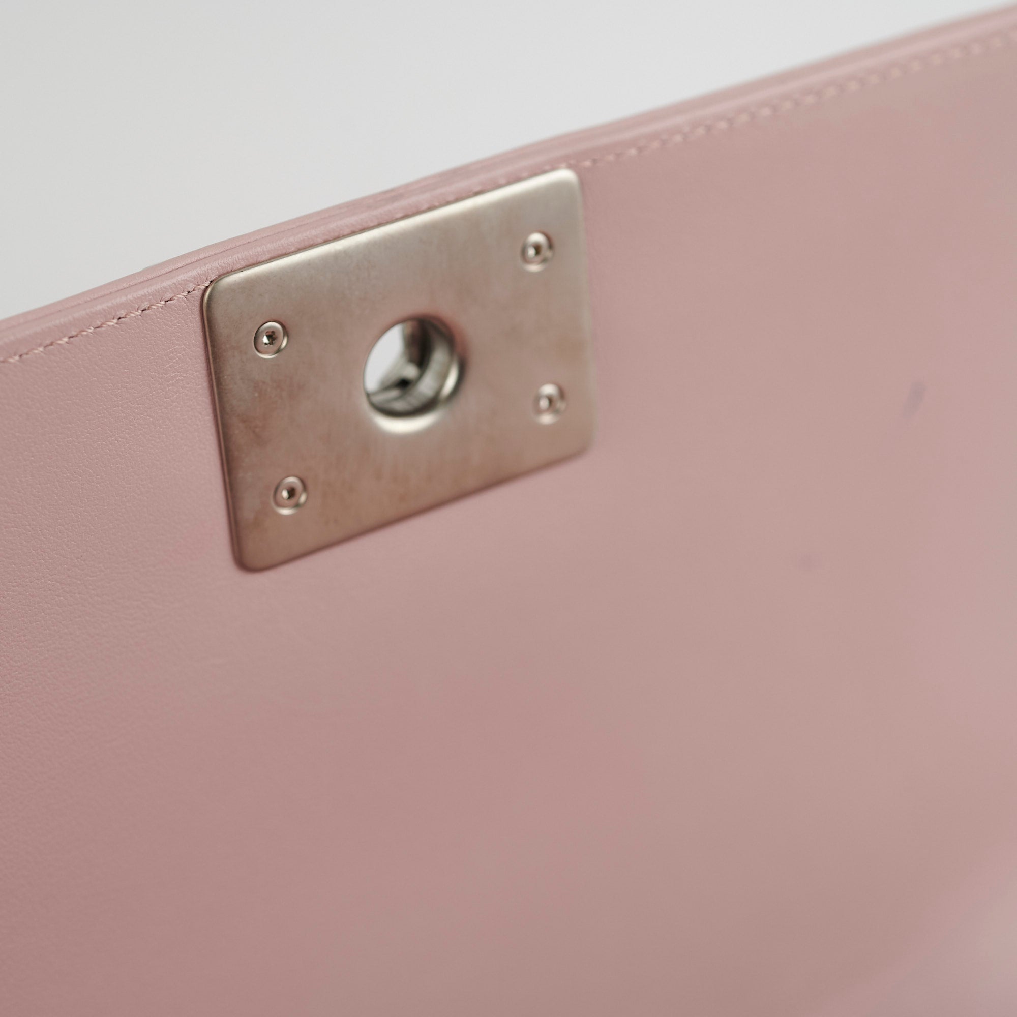 Chanel Old Medium Boy Bag in Pink Calfskin Leather - Luxury Crossbody Bag for Women, Perfect for Date Night & Special Occasions