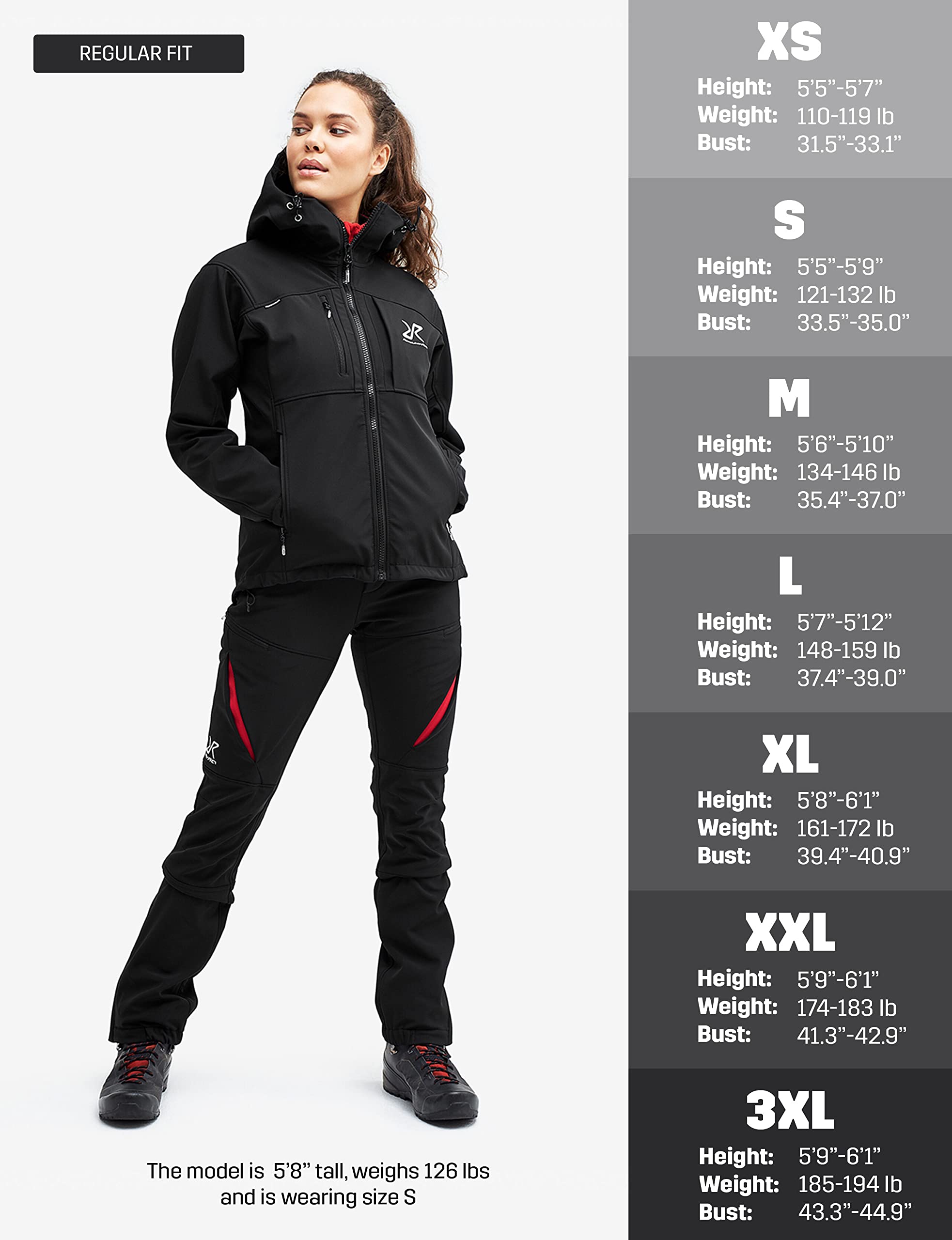 RevolutionRace Women's Hiball Jacket - Waterproof & Breathable Windbreaker for Hiking, Running & Outdoor Adventures