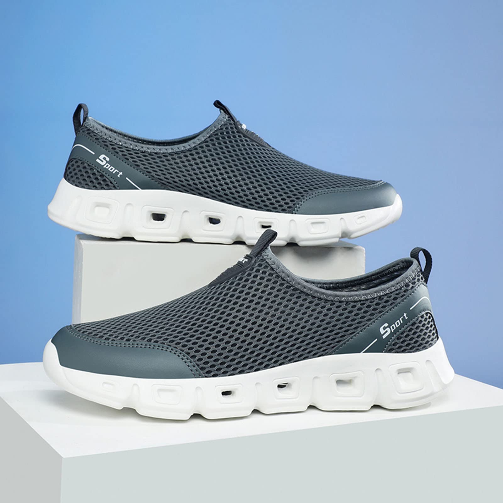**Men's Connon Trail Shoes - Best Gym, Beach & Sailing Shoes - Size 14 Platform Deck Shoes for Height Increase & Fashion - Slip-On Design for Workouts, Outdoor Activities & Casual Wear**