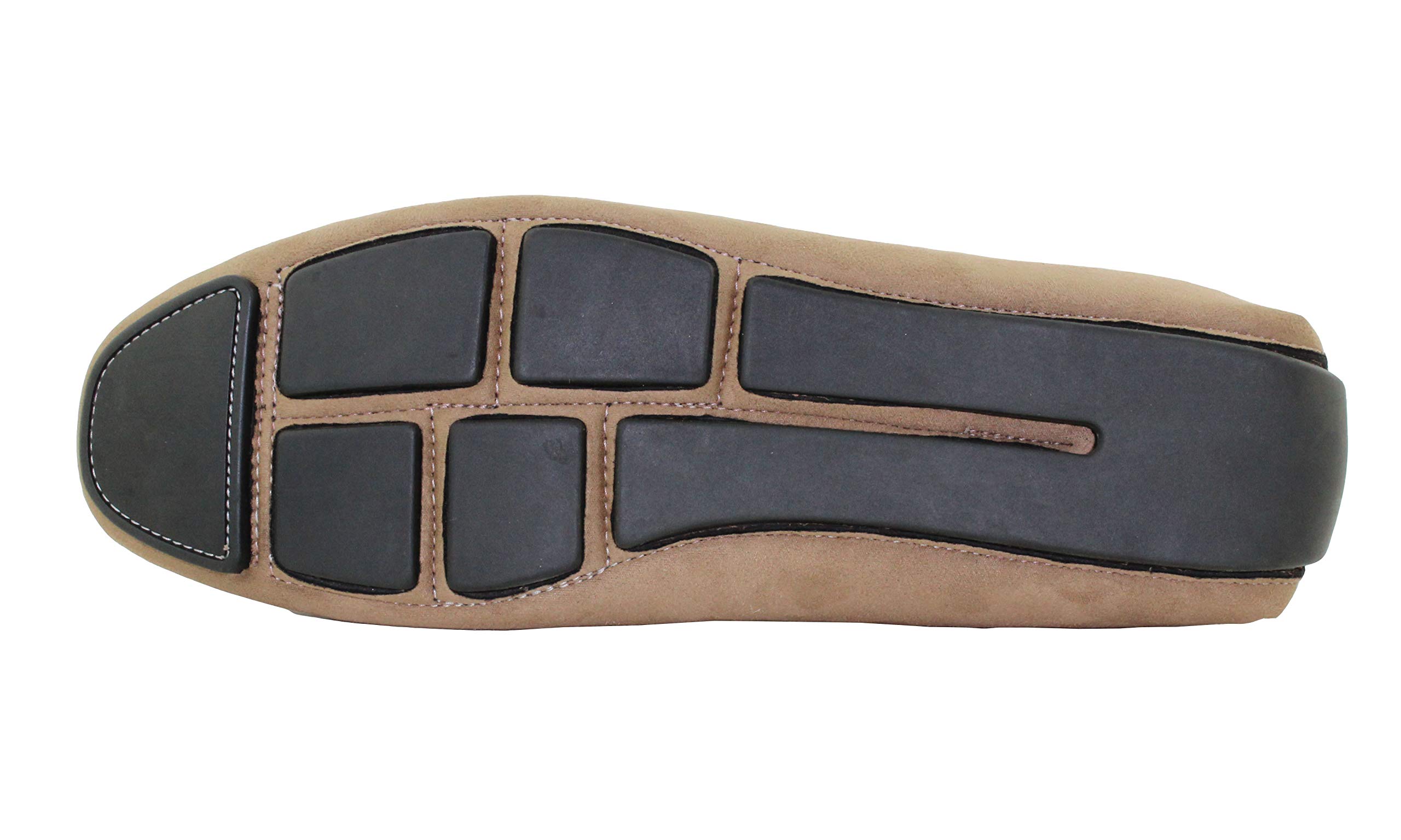 Amali Ecker Men's Casual Loafers & Moccasins - Slip On Driving Shoes with Chain Ornament - Comfortable Slippers for Everyday Wear, Office & Relaxing at Home