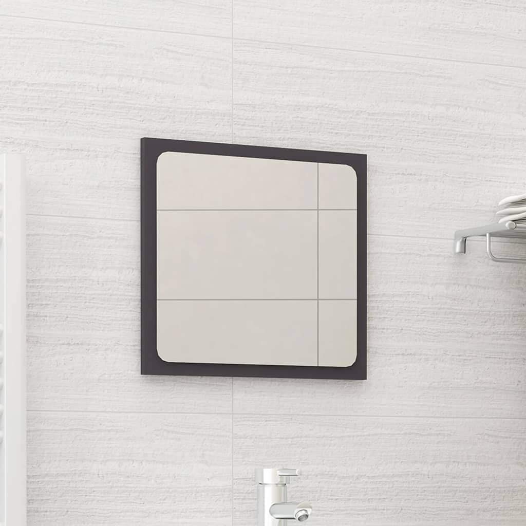 Unfade Memory Bathroom Mirror - Wall Mounted Vanity Mirror with Chipboard Frame, 15.7