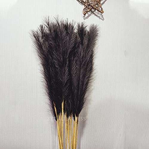 122CM Faux Pampas Grass Decor - Artificial Phragmites Australis Reed Stems for Vase Arrangements, Home & Wedding Decor - Perfect for Boho, Farmhouse & Modern Interior Design