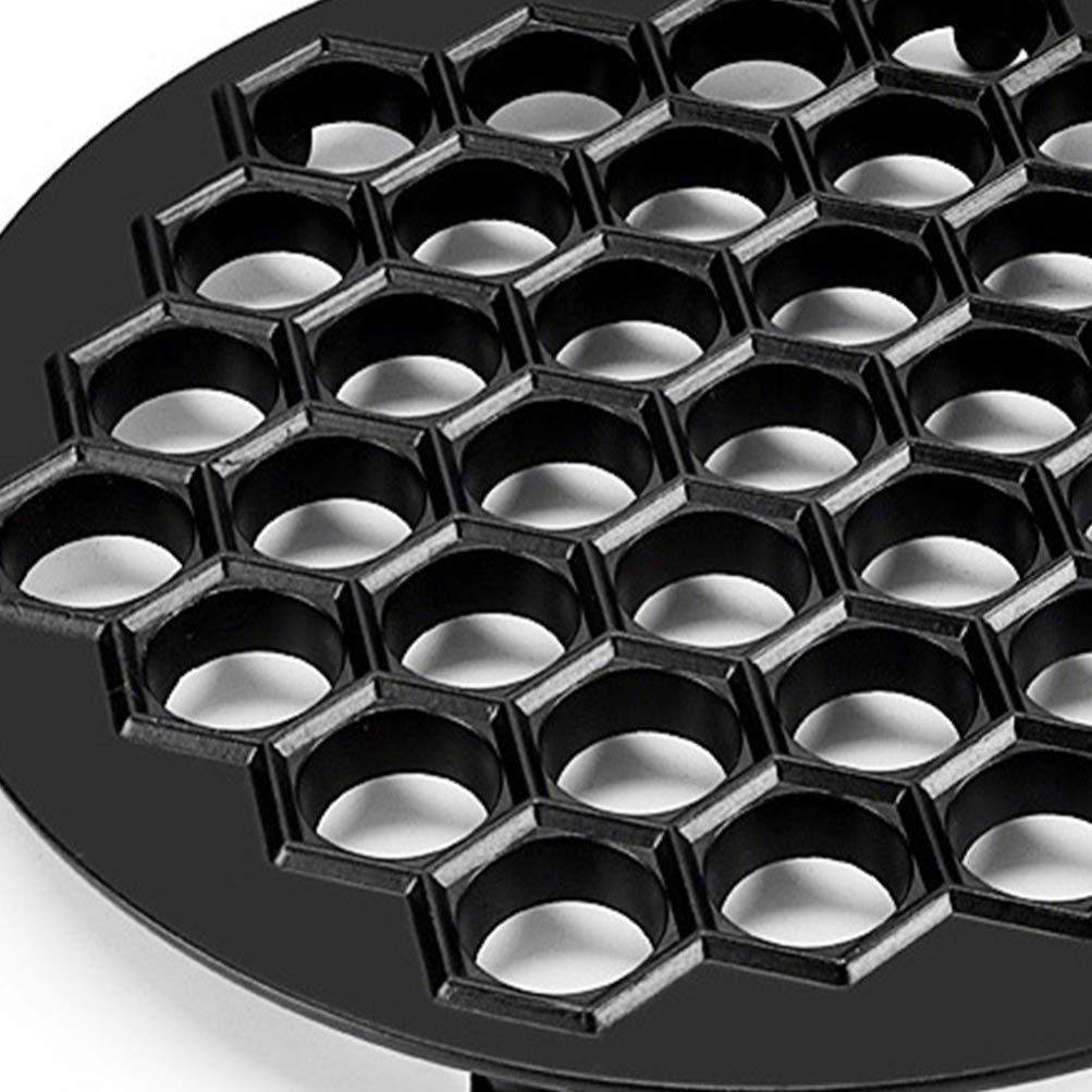 Cabilock 37-Hole Dumpling Maker - Zinc Alloy Dumpling Mold for Homemade Dumplings & Wontons | Kitchen Accessory for Shaped Dumplings | Perfect for Family Cooking, Party Snacks & Asian Cuisine Lovers