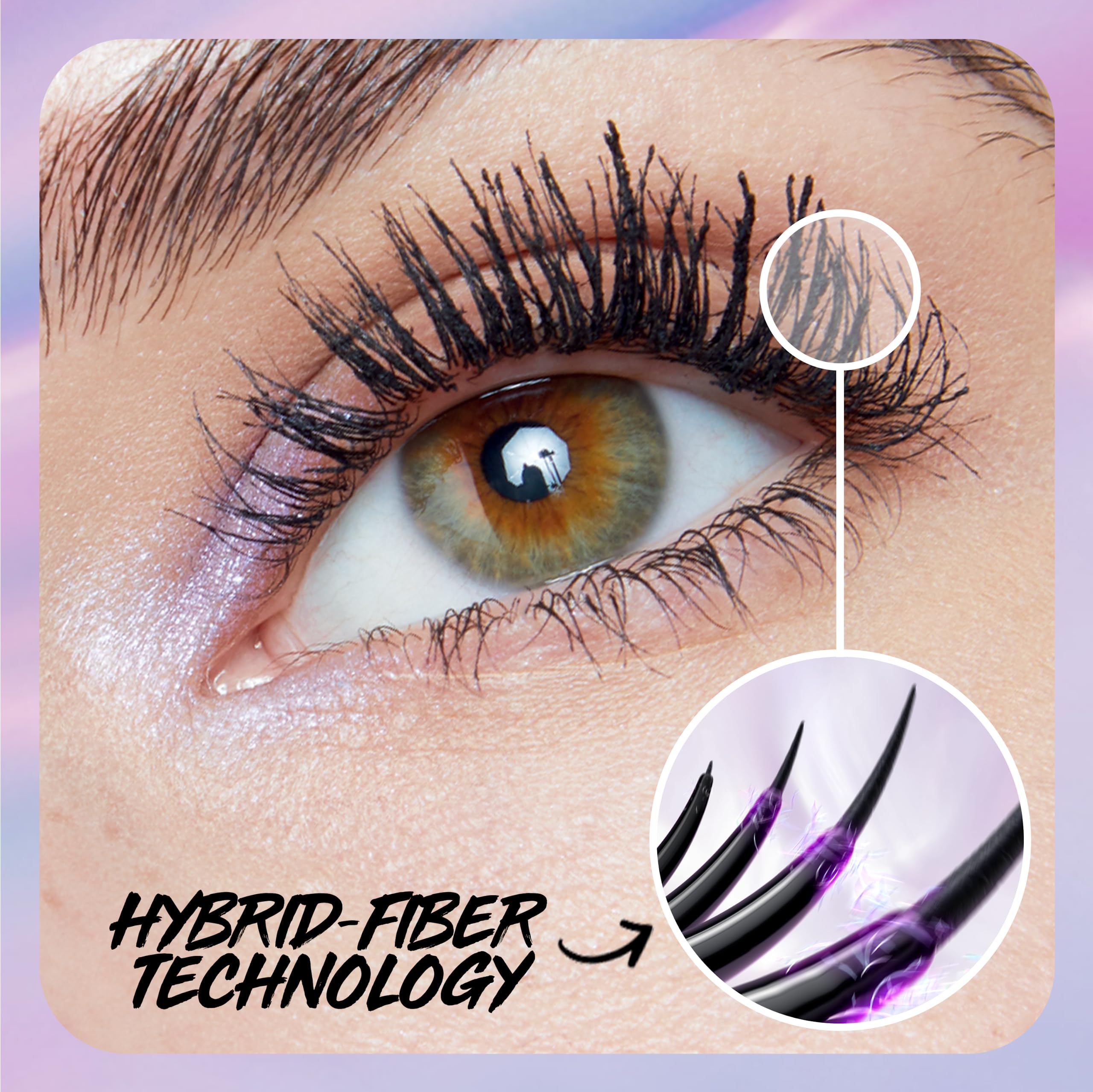 Maybelline The Falsies Surreal Extensions Waterproof Mascara - Volumizing & Lengthening Makeup for Dramatic Lashes, Very Black (1 Count) | Perfect for Everyday Wear, Date Night & Special Occasions