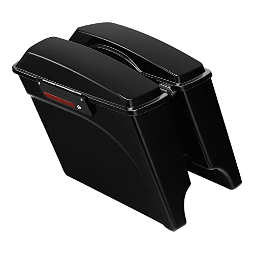 Saddlebags Style I: Vivid Black color