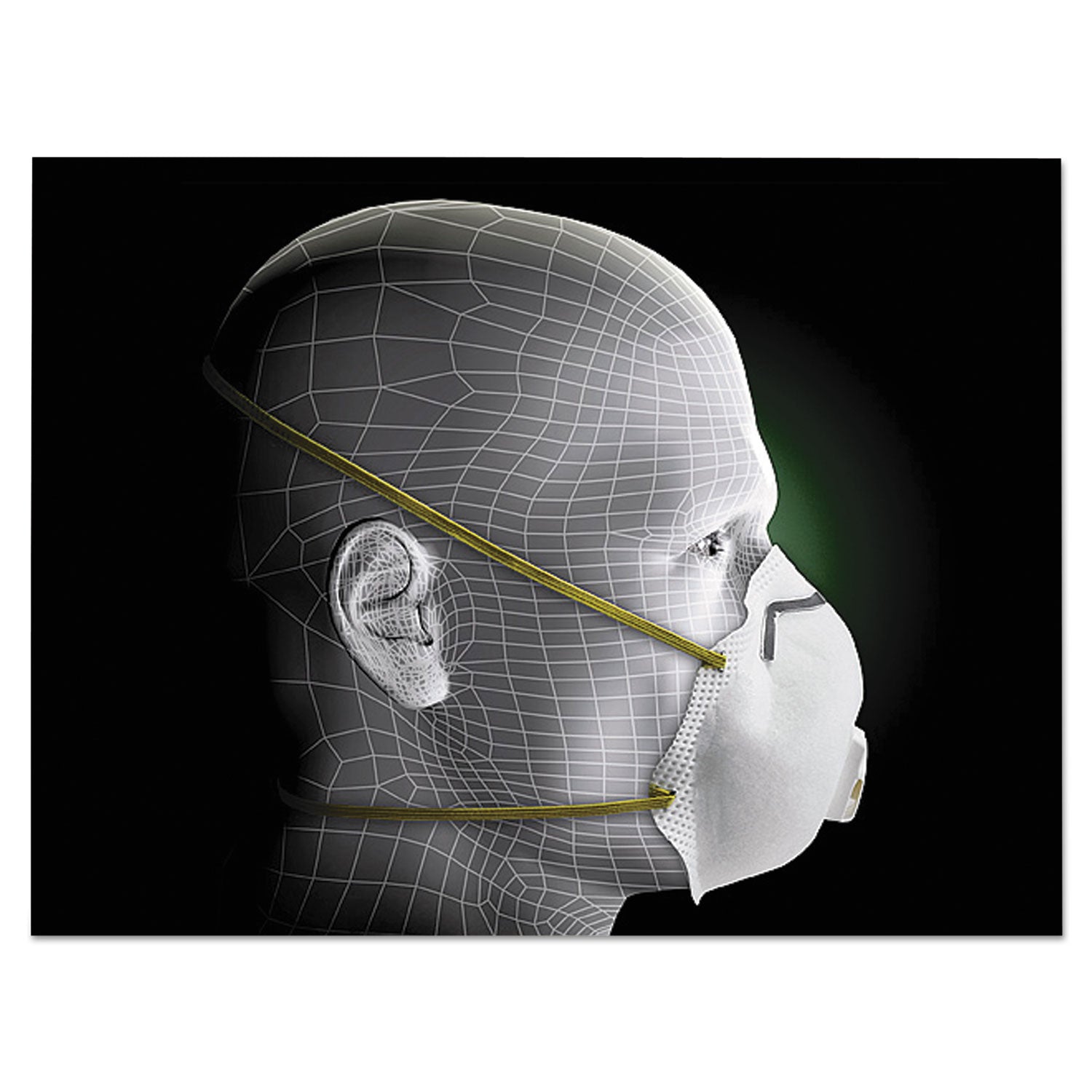 3M™ Particulate Respirator with Cool Flow Exhalation Valve - NIOSH Approved N95 Standard Size (10-Pack) - Dust Mask for Woodworking, Construction & Home Improvement Projects