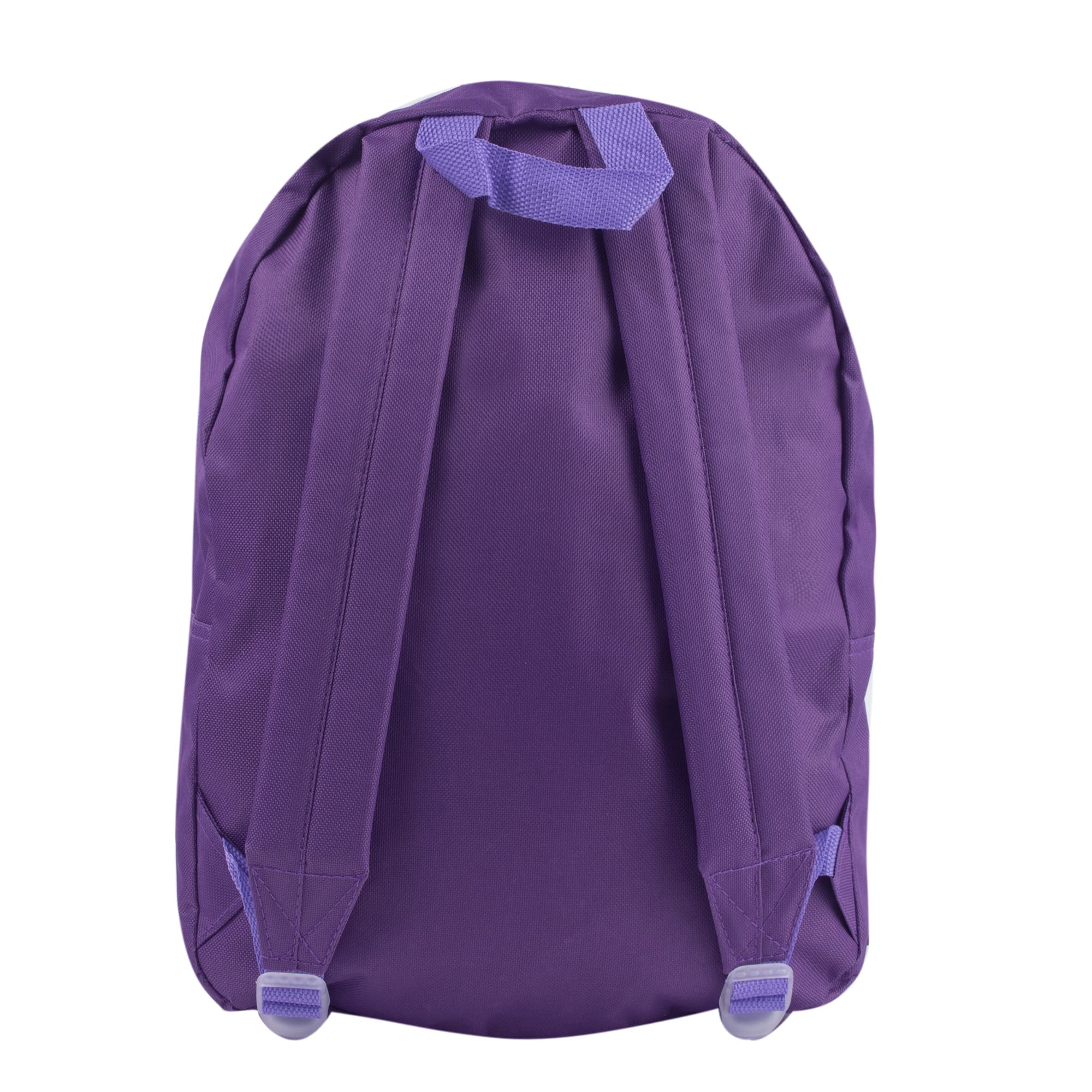 Trail Maker Classic 17 Inch Hiking Backpack with Adjustable Padded Shoulder Straps - Lightweight Durable Daypack for Outdoor Adventures, Travel & School (Purple)