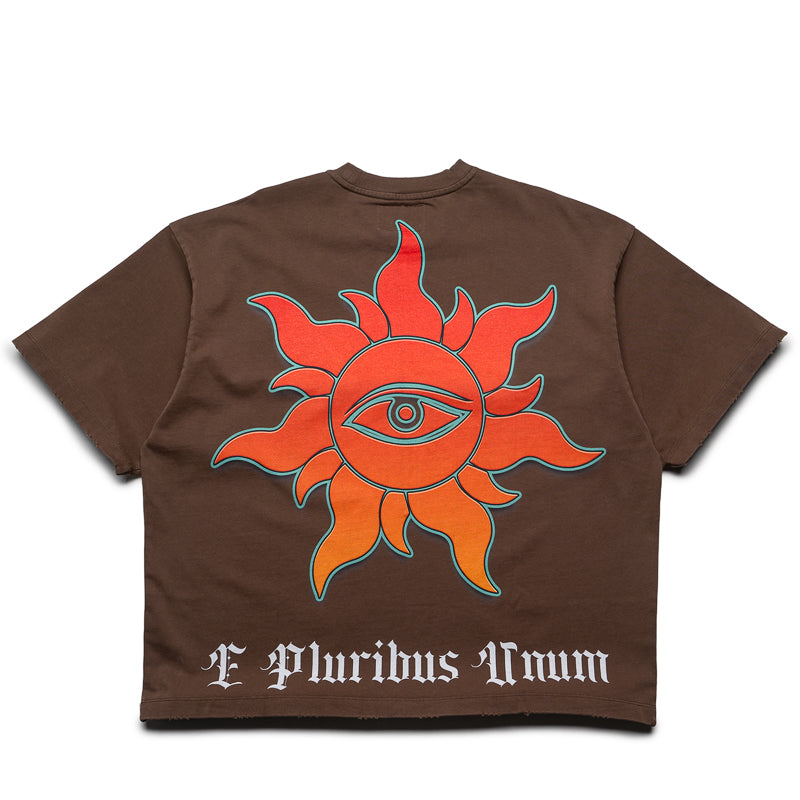 Godspeed New York On The Run Graphic T-Shirt - Soft Cotton Tee for Men & Women - Mocha Brown Casual Streetwear - Perfect for Running, Gym & Urban Lifestyle