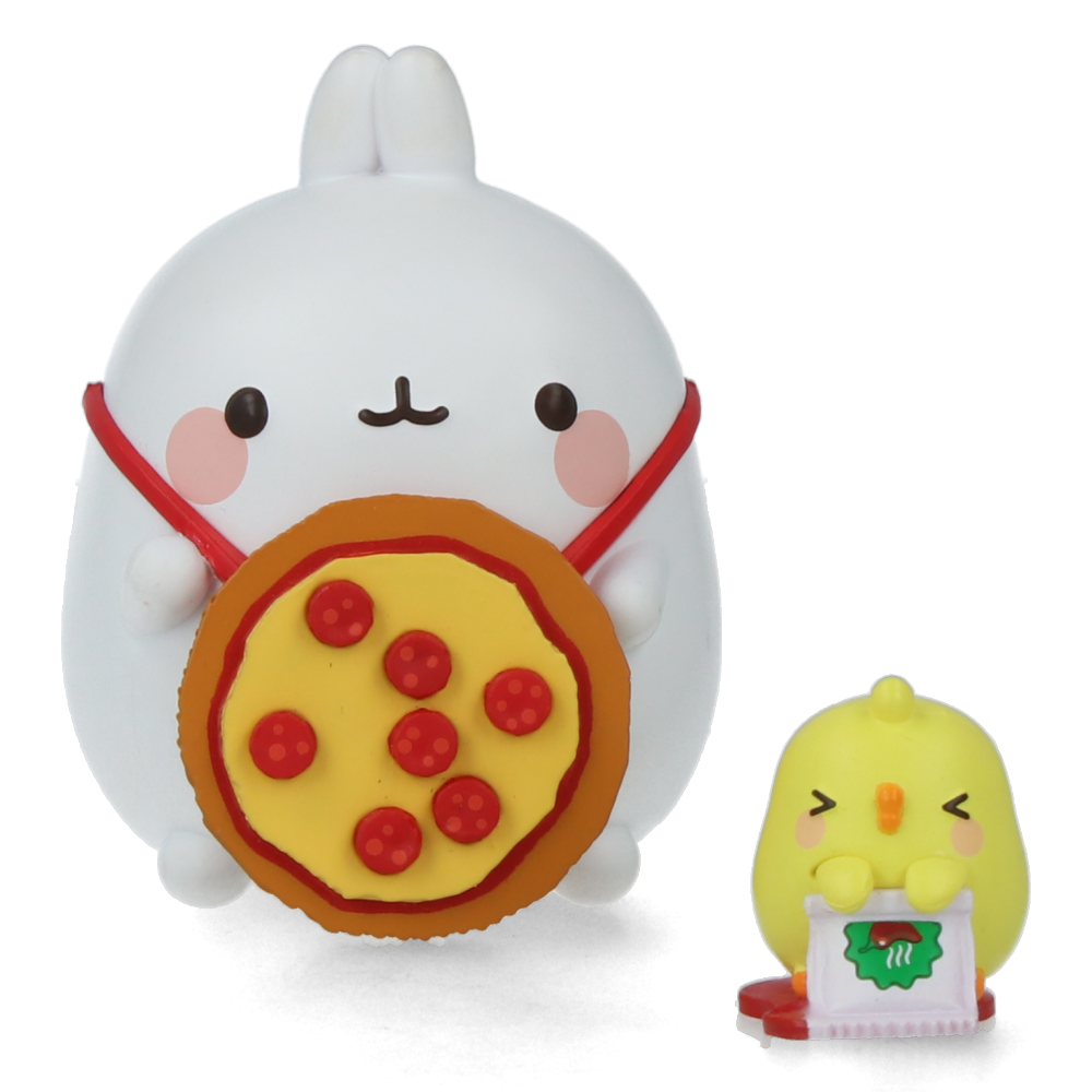 Molang Yummies Series Display Set - 6pcs Kawaii Plush Toys for Kids, Collectors & Anime Fans | Perfect for Bedroom Decor, Gift Giving & Cute Display