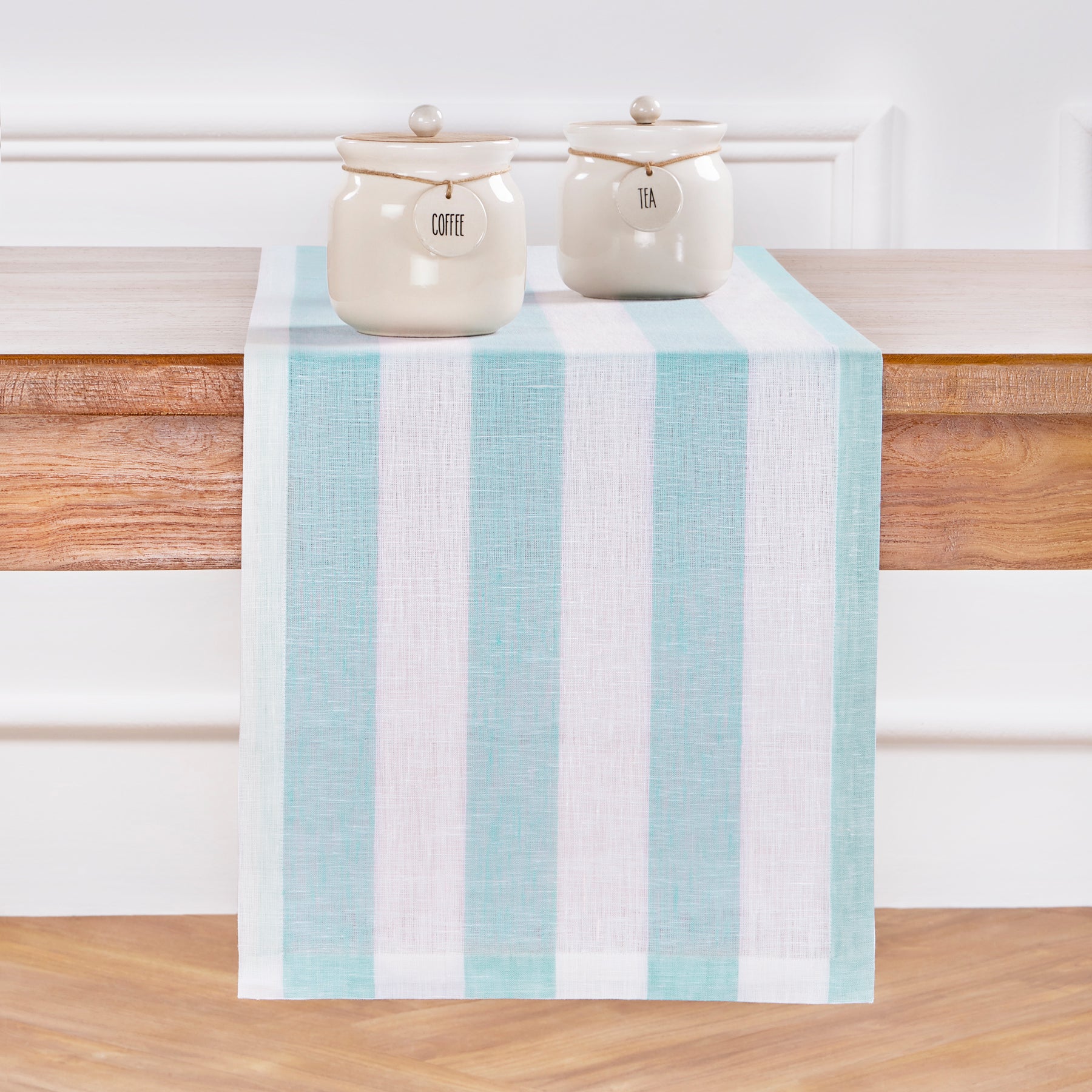 Stylish Cabana Stripe Table Runner - Perfect for Beach Weddings, Summer Parties & Outdoor Dining Decor