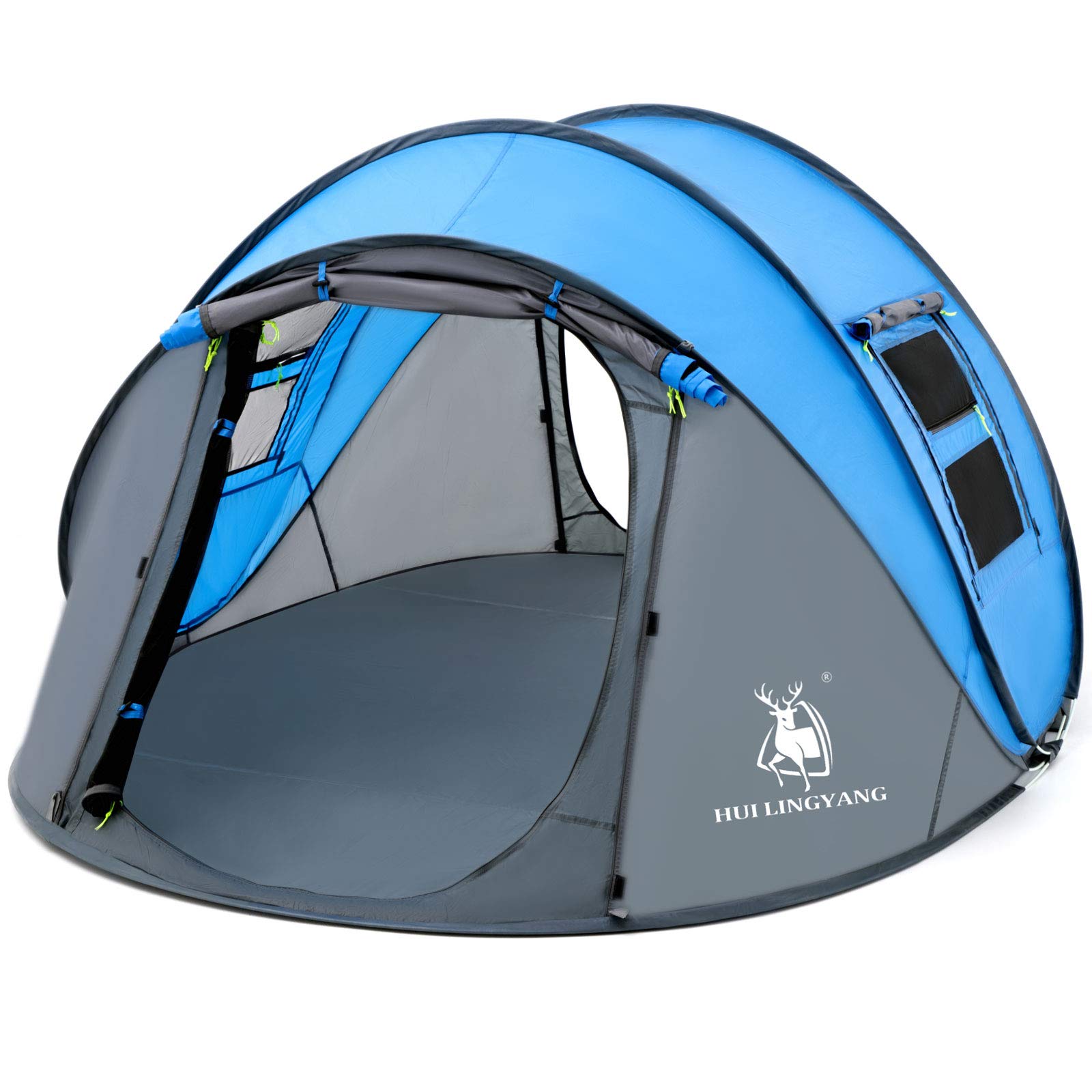**4-Person Instant Pop-Up Tent - 9.5’ x 6.6’ x 52