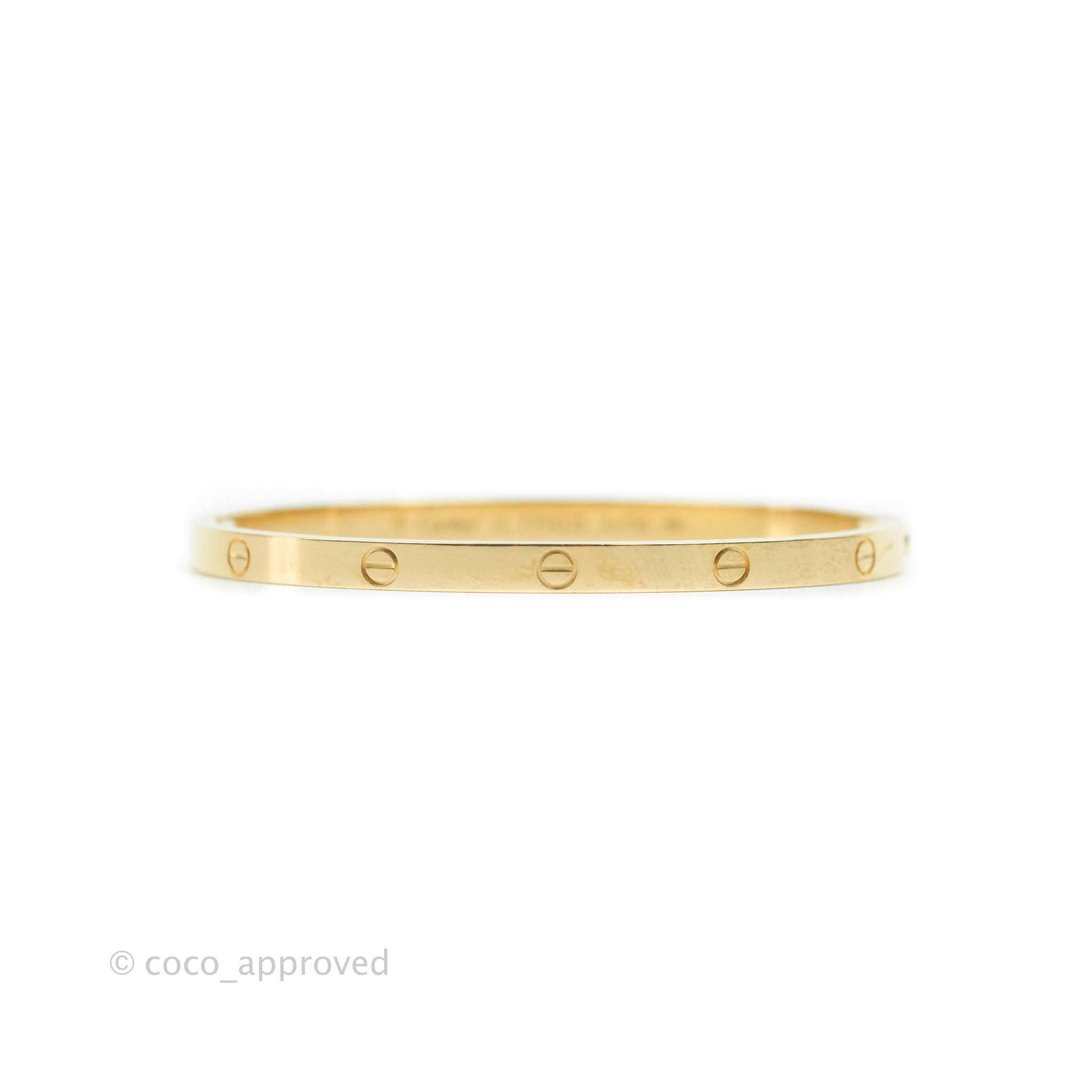 Cartier Small Love Bracelet in 18K Yellow Gold - Luxury Jewelry Gift for Women, Anniversary & Valentine's Day