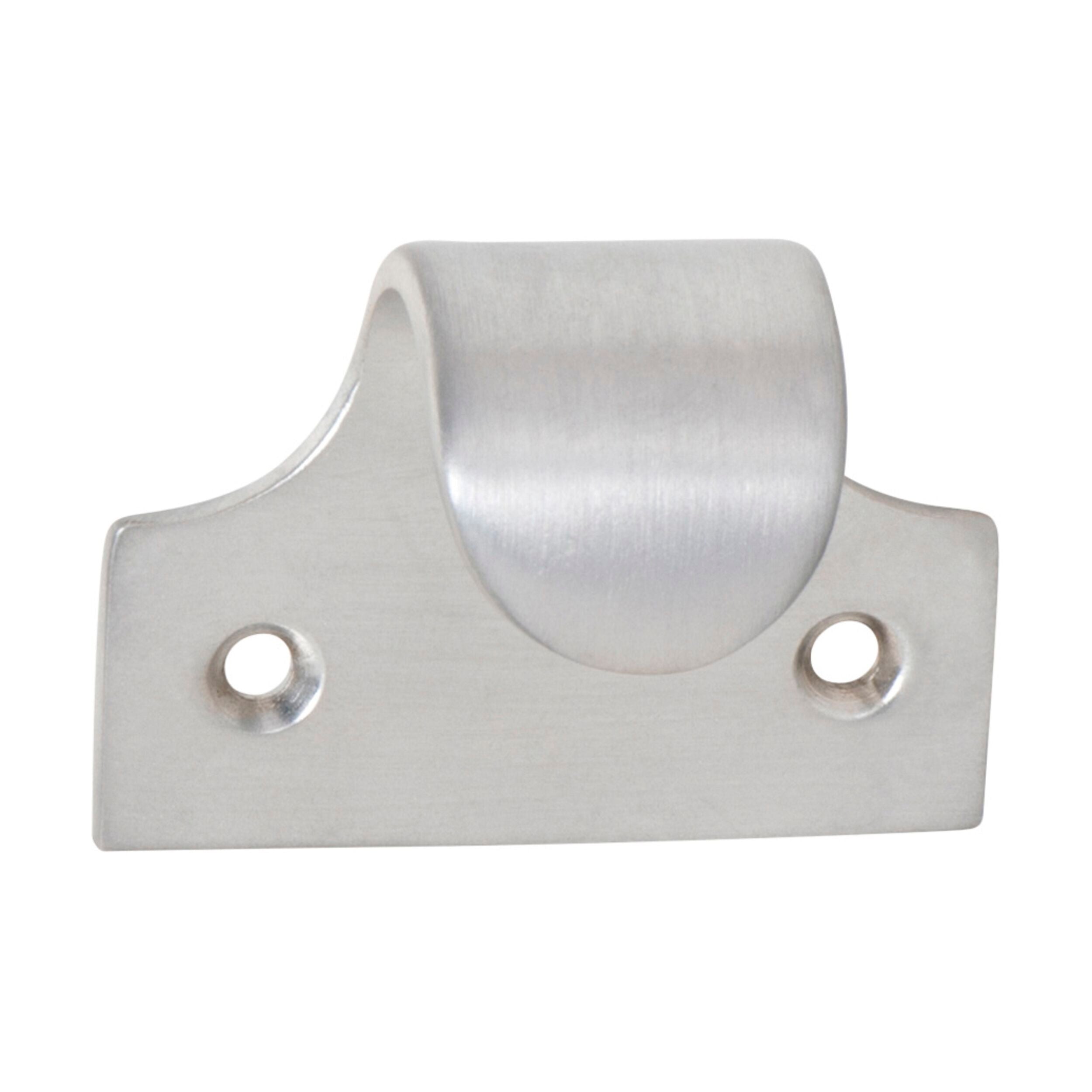 1650 Sash Lift Classic Small Satin Chrome H34xW42xP25mm - Vintage Style Window Hardware for Home Improvement & DIY Projects - Perfect for Double-Hung Windows, French Doors, and Cabinet Handles