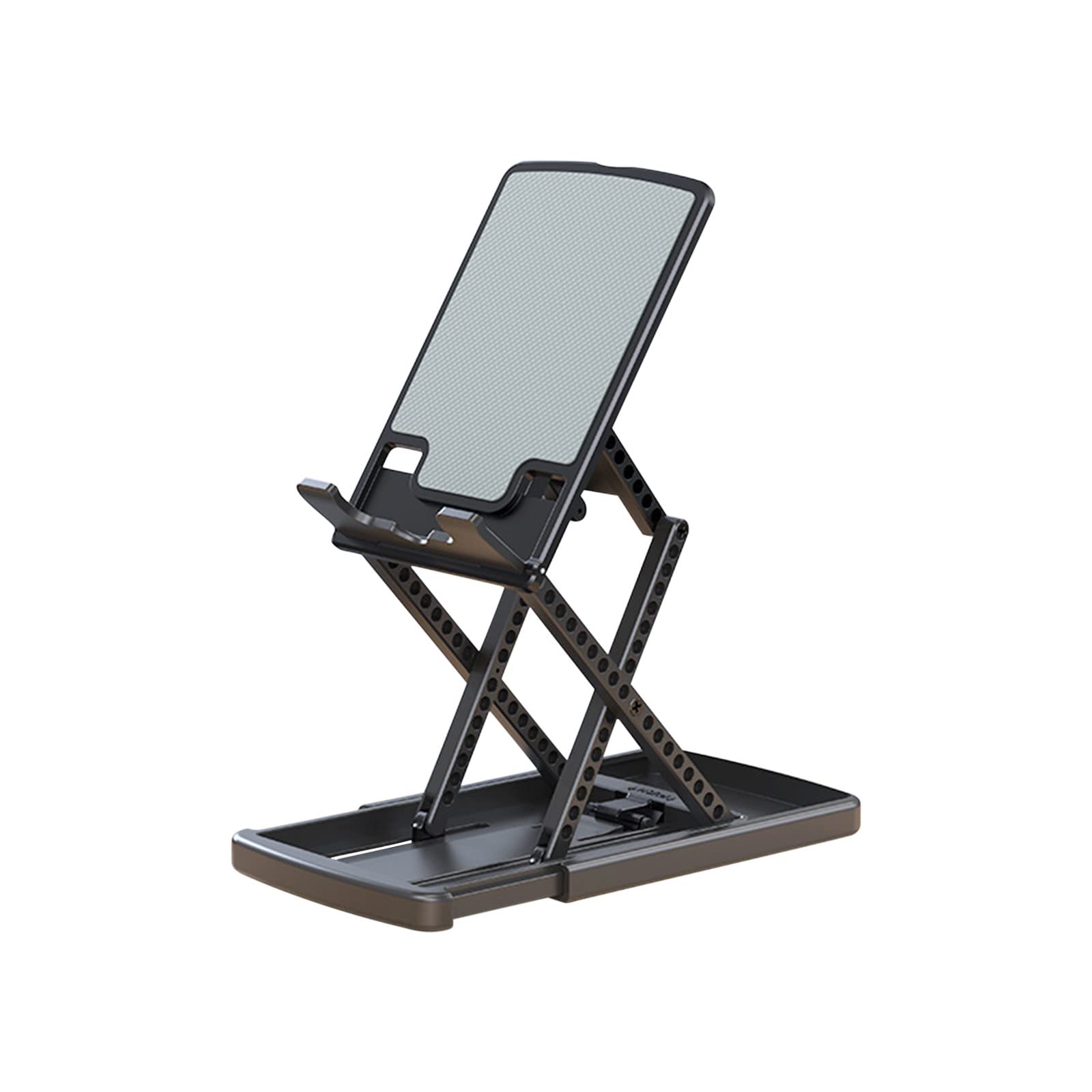 DGMKPZ Portable & Foldable Lazy Phone Stand - Adjustable Desktop Phone Holder for Hands-Free Viewing | Perfect for Bed, Office, Kitchen, and Travel Use
