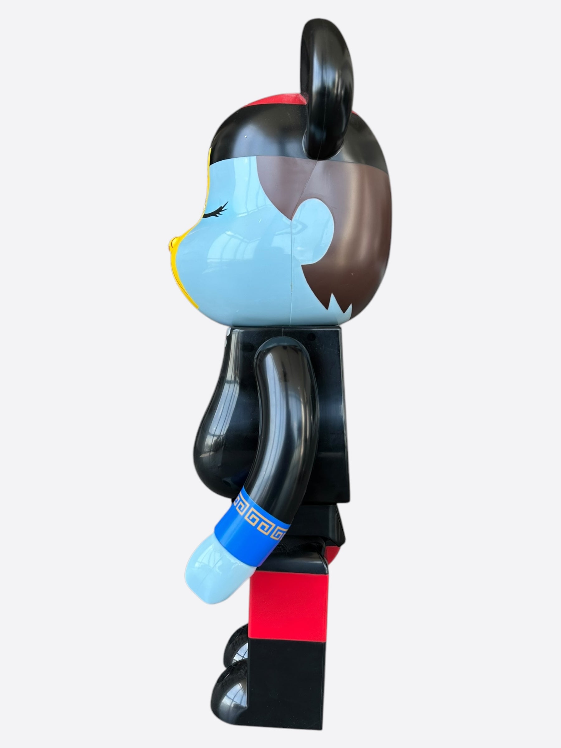 Bearbrick Action City Jiangshi Black 1000% Collectible Figure - Limited Edition Urban Vinyl Art Toy for Display & Home Decor