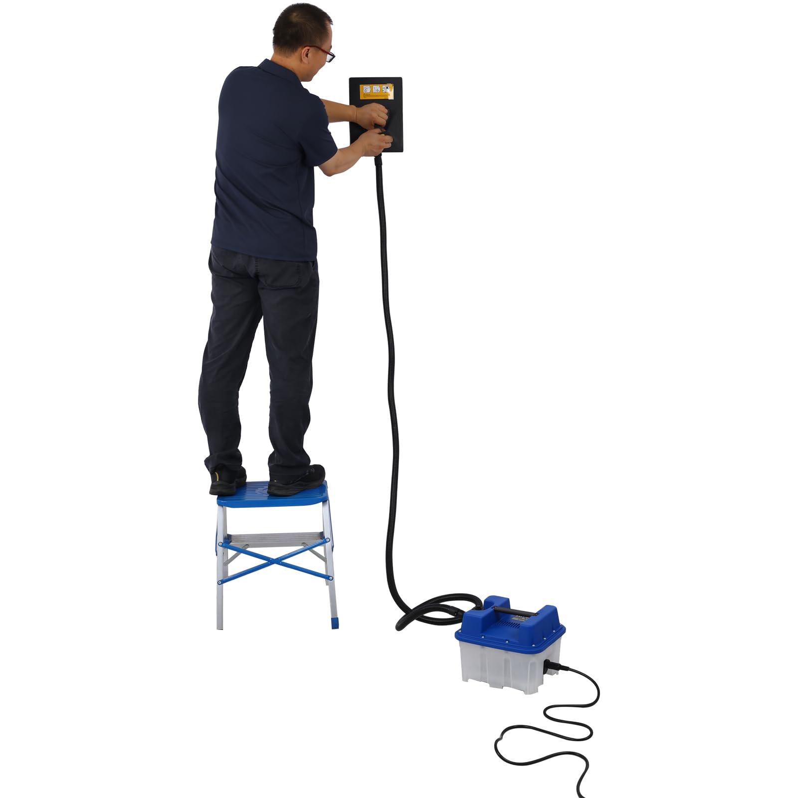 4.5L Electric Wallpaper Steamer & Multi-Purpose Steam Cleaner - Lightweight, Long-Lasting for Easy Wallpaper Removal - Perfect for Home Renovation, Wallpaper Stripping & Surface Cleaning (Blue)
