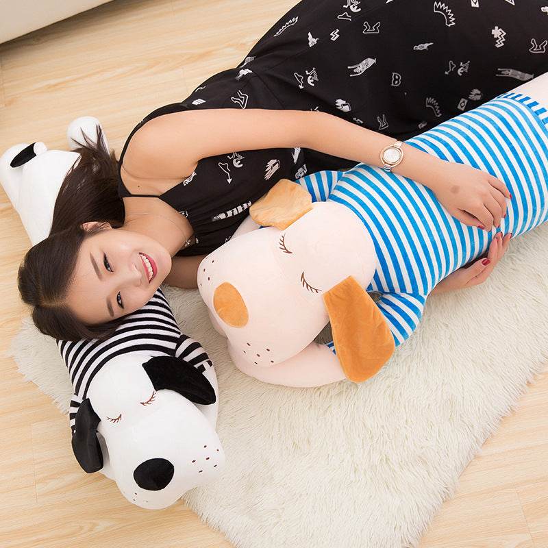 Extra Large Papa Dog Plush Toy - Giant Stuffed Animal for Kids & Adults, Soft Hugging Pillow for Bedroom Decor, Gifts for Dog Lovers (Brown)