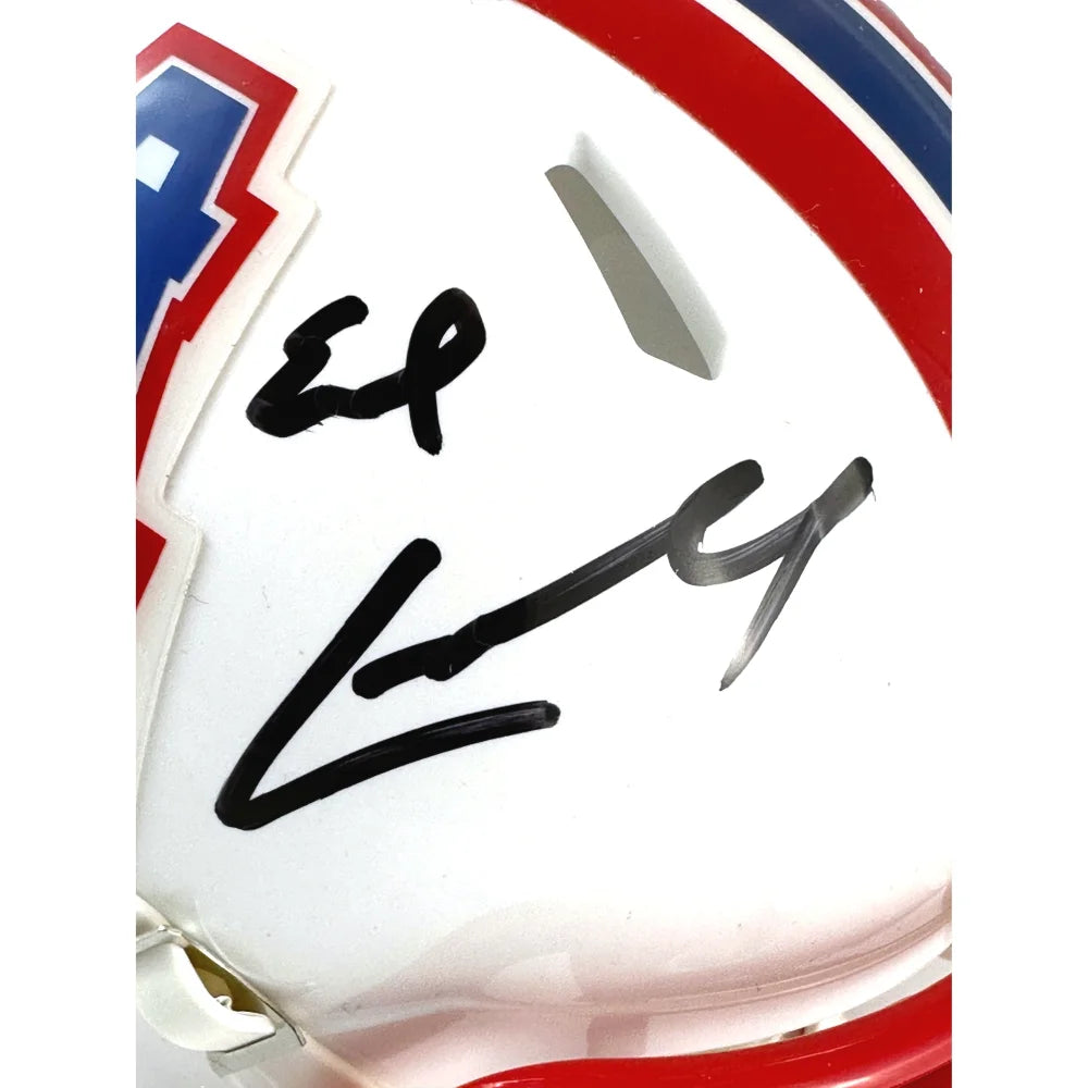 Earl Campbell Autographed Houston Oilers Mini Helmet - Signed with BAS COA - Perfect for Texans Fans, Sports Memorabilia Collectors, and Man Cave Decor