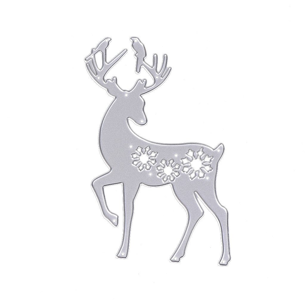 FUXU Deer Shape Cutting Dies for DIY Scrapbooking, Card Making, Paper Craft - Embossing Stencils for Album Decor & Home Craft Projects - Perfect for Wedding Invitations, Gift Cards, and Memory Books