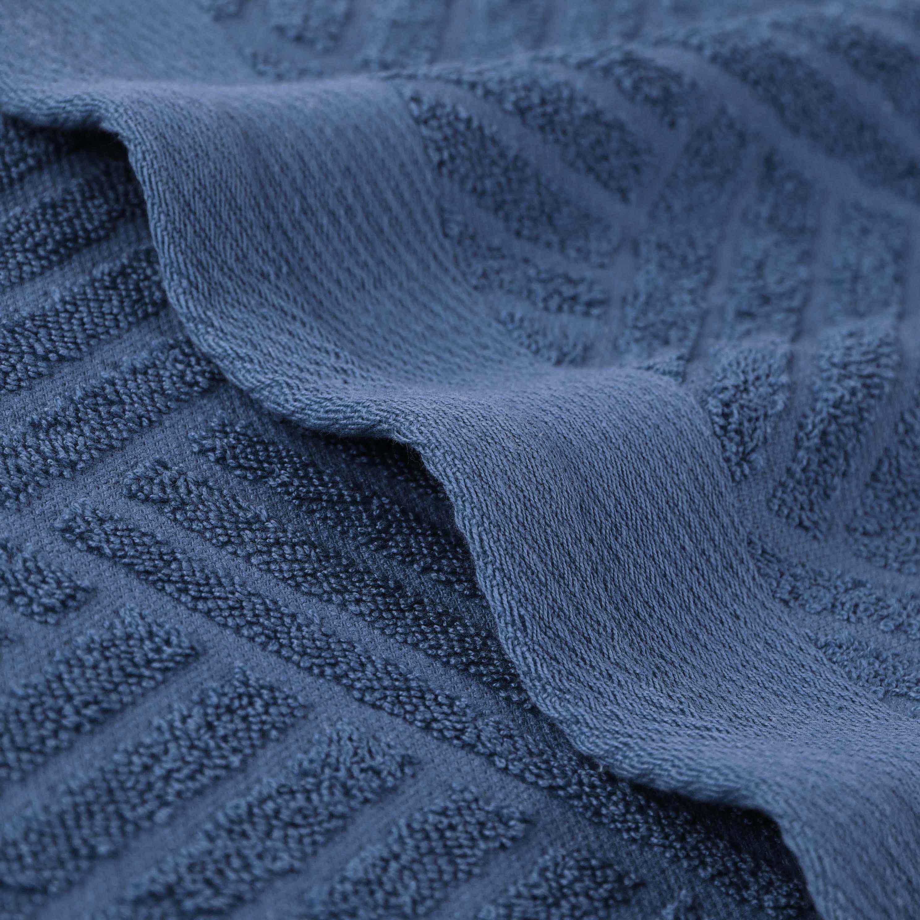 Luxury 6-Piece Egyptian Cotton Towel Set - Basketweave Jacquard & Solid Design - Ultra Soft & Absorbent Bath Towels for Spa, Hotel, or Home Use