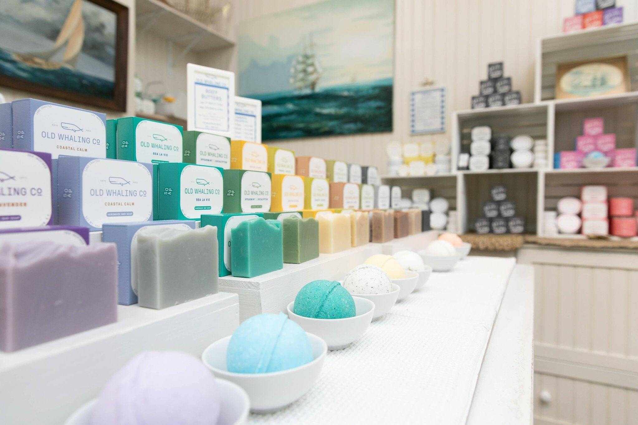 Calm Coastal Bar Soap - Natural Handmade Soap with Sea Salt & Essential Oils for Relaxing Bath & Shower - Perfect for Spa, Self-Care & Gift Giving