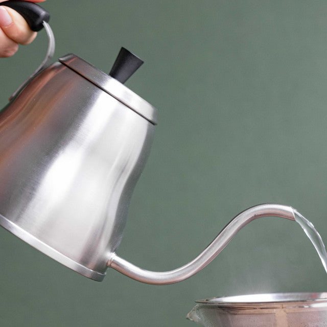 Stainless Steel Stove Top Pour Over Kettle - La Cafetière for Perfect Coffee Brewing - Ideal for Home, Office & Camping Use