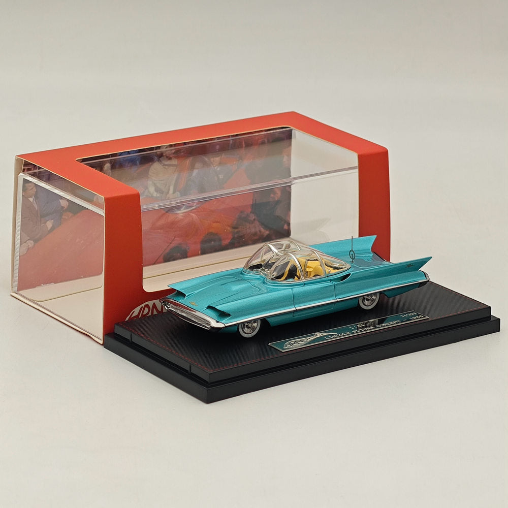 1/64 HRN Model 1955 FUTURA CONCEPT Diecast Car - Green Collectible Miniature Vehicle for Display, Gifts & Car Enthusiasts
