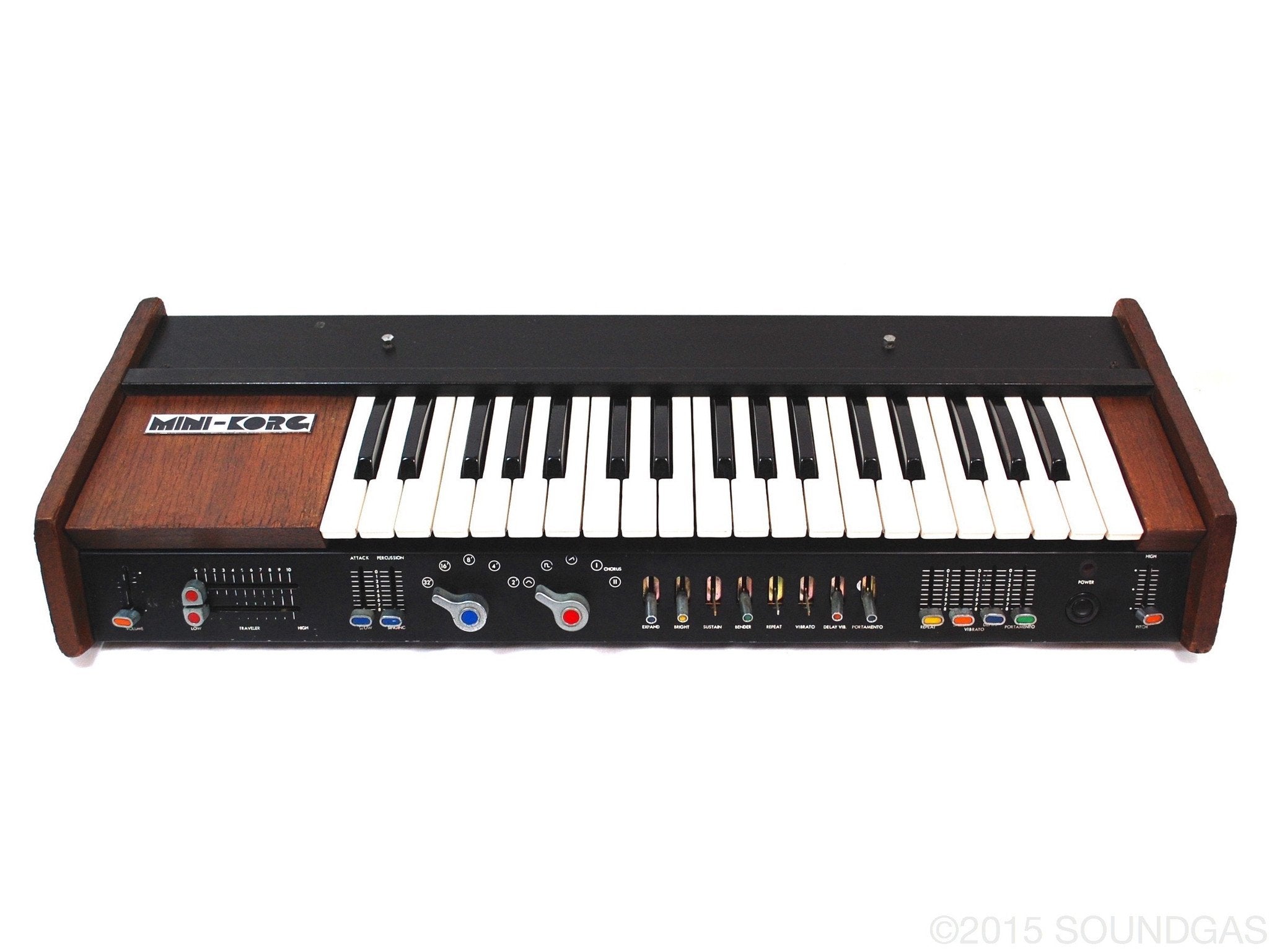 KORG MINIKORG 700FS Analog Synthesizer - Vintage-Inspired Mini Keyboard for Music Production, Live Performance & Studio Recording
