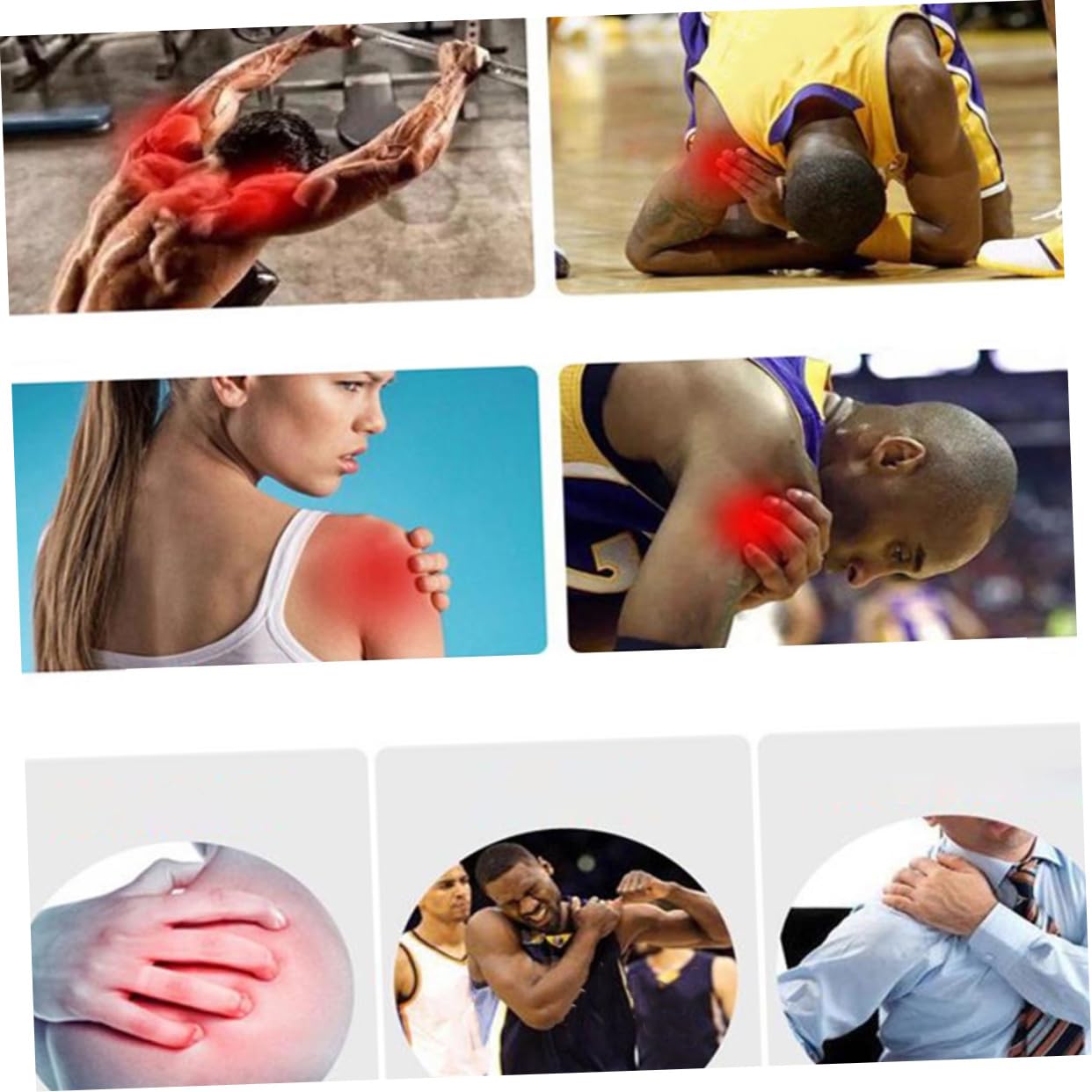 LIOOBO Adjustable Shoulder Brace for Rotator Cuff Support - Arm Compression Sleeve for Torn Rotator Cuff, Shoulder Pain Relief & Sports Injury Recovery - Ideal for Baseball, Tennis, Weightlifting & Post-Surgery Rehabilitation