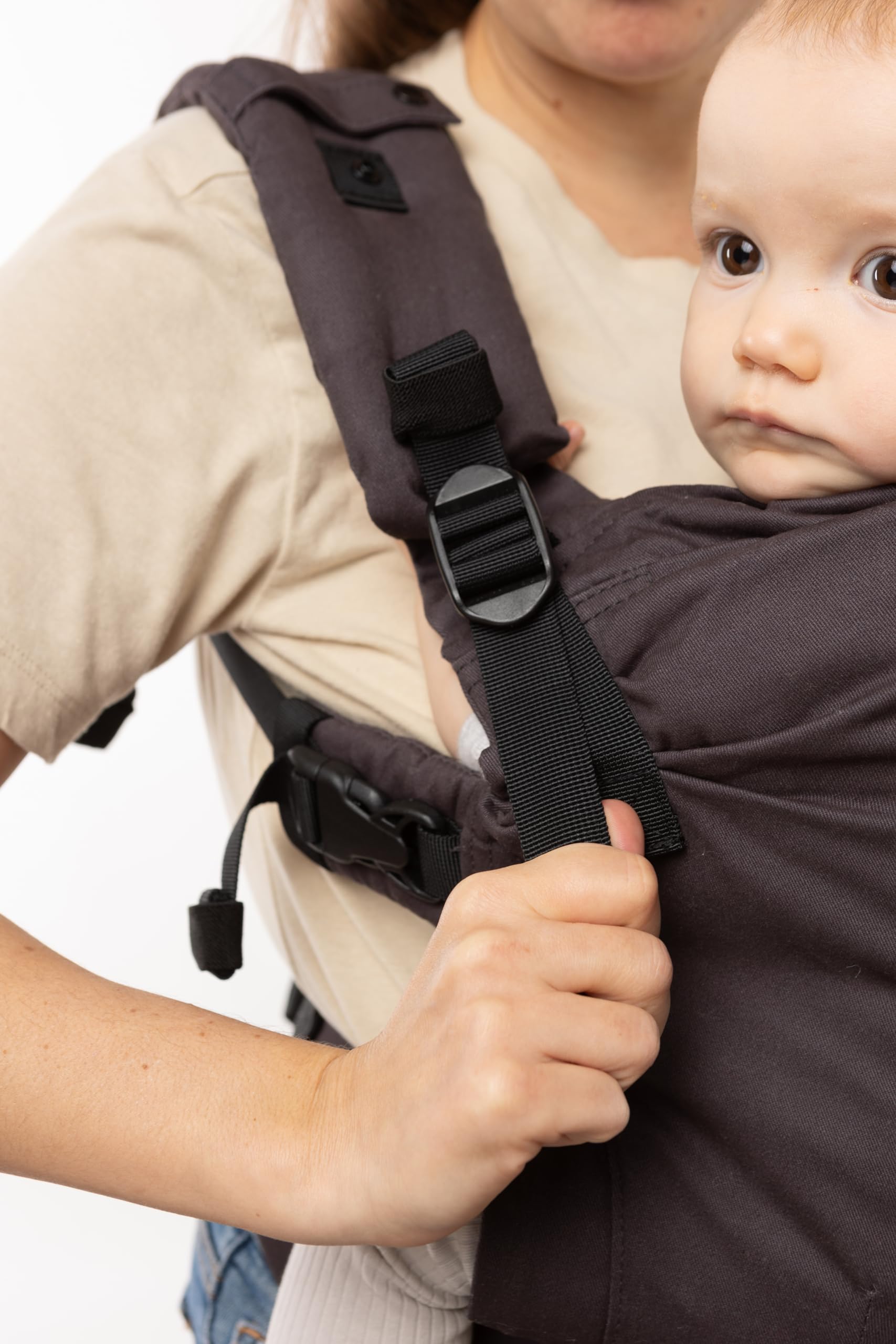 Premium Boba X Baby Carrier in Charcoal - Ergonomic, Hands-Free Infant Carrier for Hiking, Travel & Everyday Use - Comfortable & Adjustable for Newborns to Toddlers