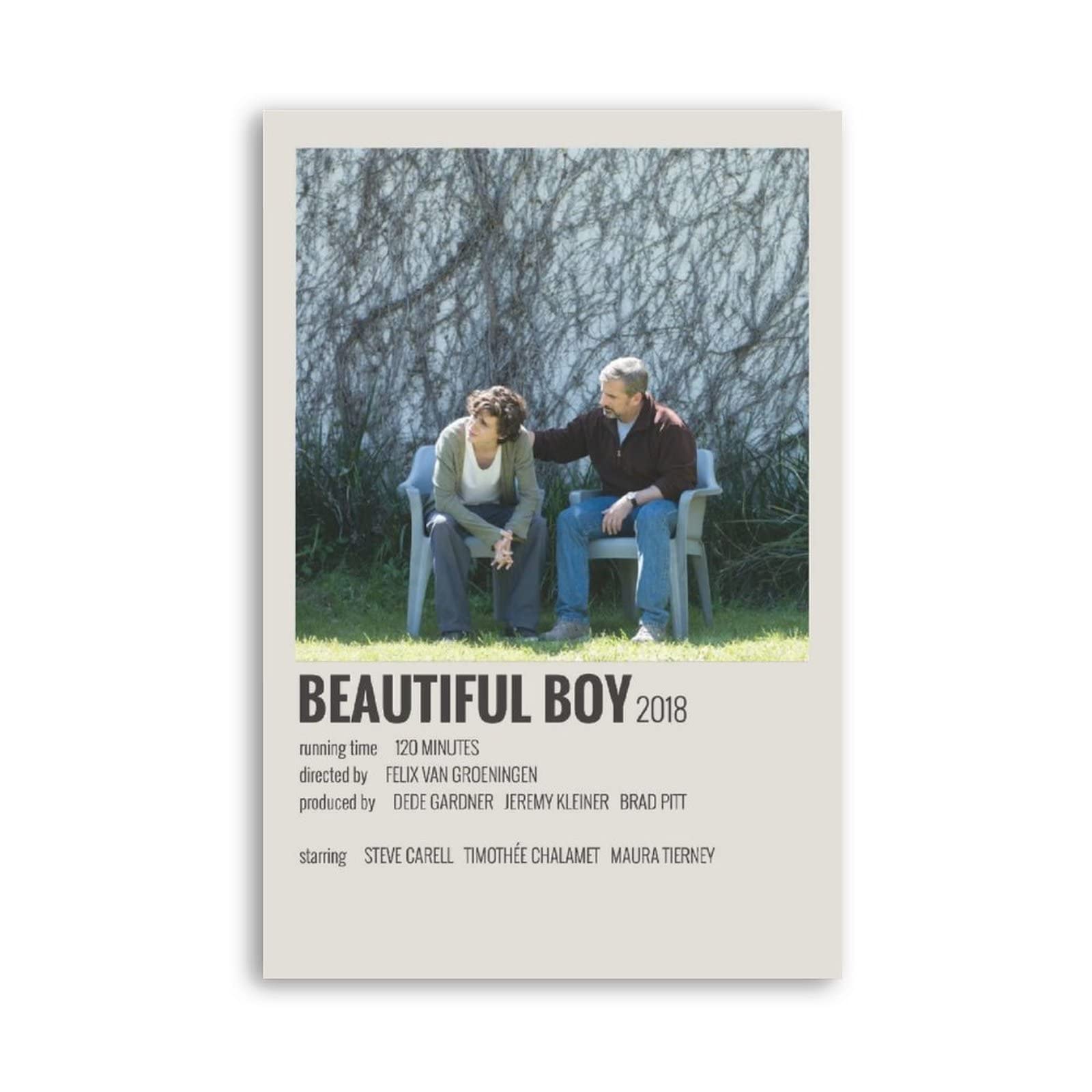 90s Minimalist Movie Posters - Beautiful Boy Canvas Art Print (20x30cm/8x12in) Unframed - Aesthetic Room Decor for Bedroom, Office & Gifts - Perfect for Vintage Themed Spaces & Film Lover Collections
