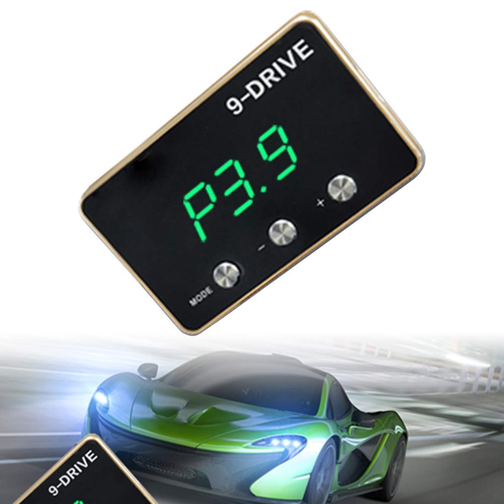 Newsmarts 9-Mode Throttle Response Controller & Pedal Accelerator - Compatible with CHEVROLET Sonic, JEEP Commander/Grand Cherokee JK, DODGE Challenger/Charger | Improve Acceleration & Driving Performance for Off-Road & Racing