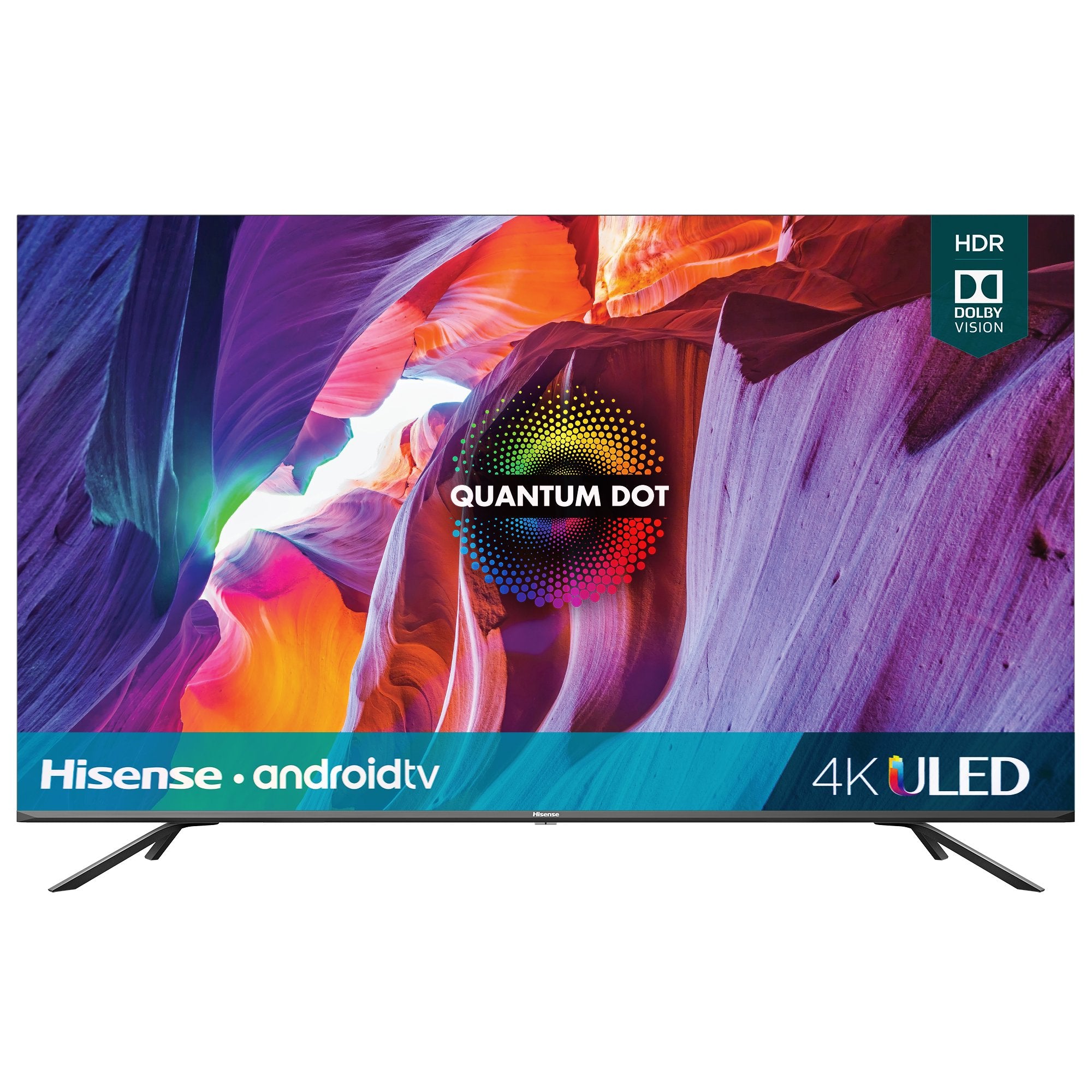 Hisense 55H8G 55-Inch 4K ULED Smart Android TV with Quantum Dot HDR10 - Perfect for Home Theater & Gaming Entertainment