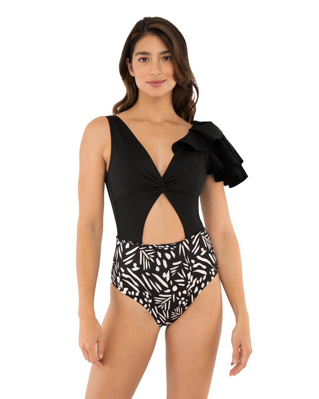 MILONGA One Piece Swimsuit with Removable Pads & Comfortable Inner Lining - Perfect for Beach, Pool Party and Summer Vacation