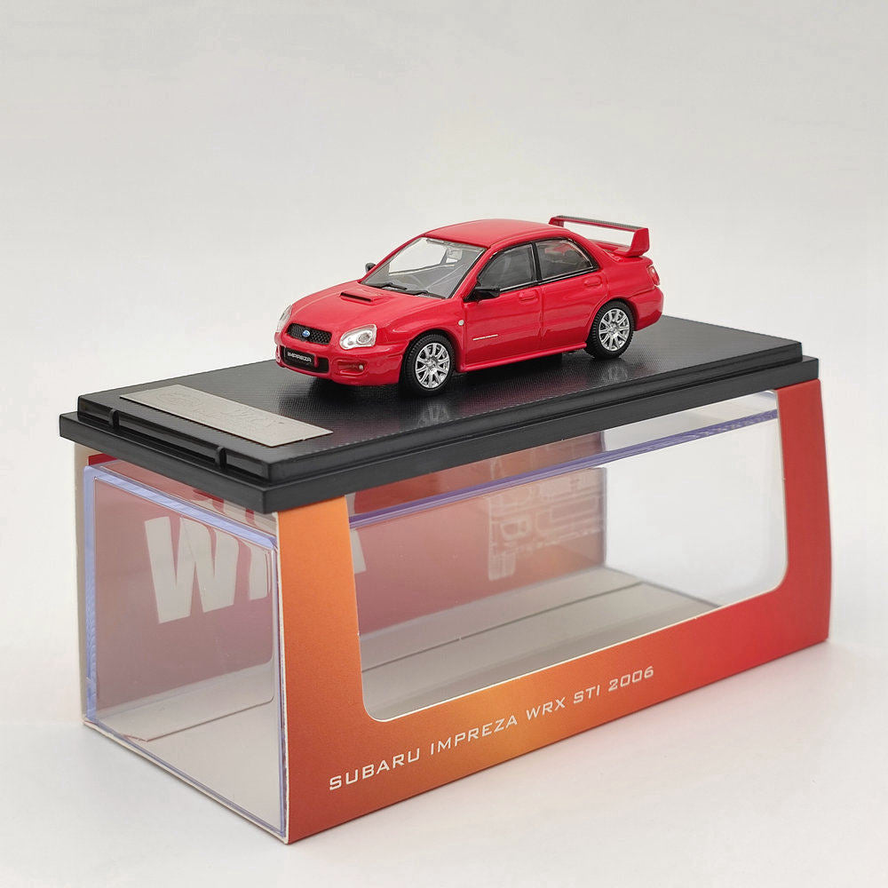 1:64 Scale Subaru Impreza WRX STI 2006 Diecast Model Car - Miniature Collectible Toy Vehicle for Hobbyists & Car Enthusiasts - Perfect for Display, Gifts, and Racing Simulation Scenes