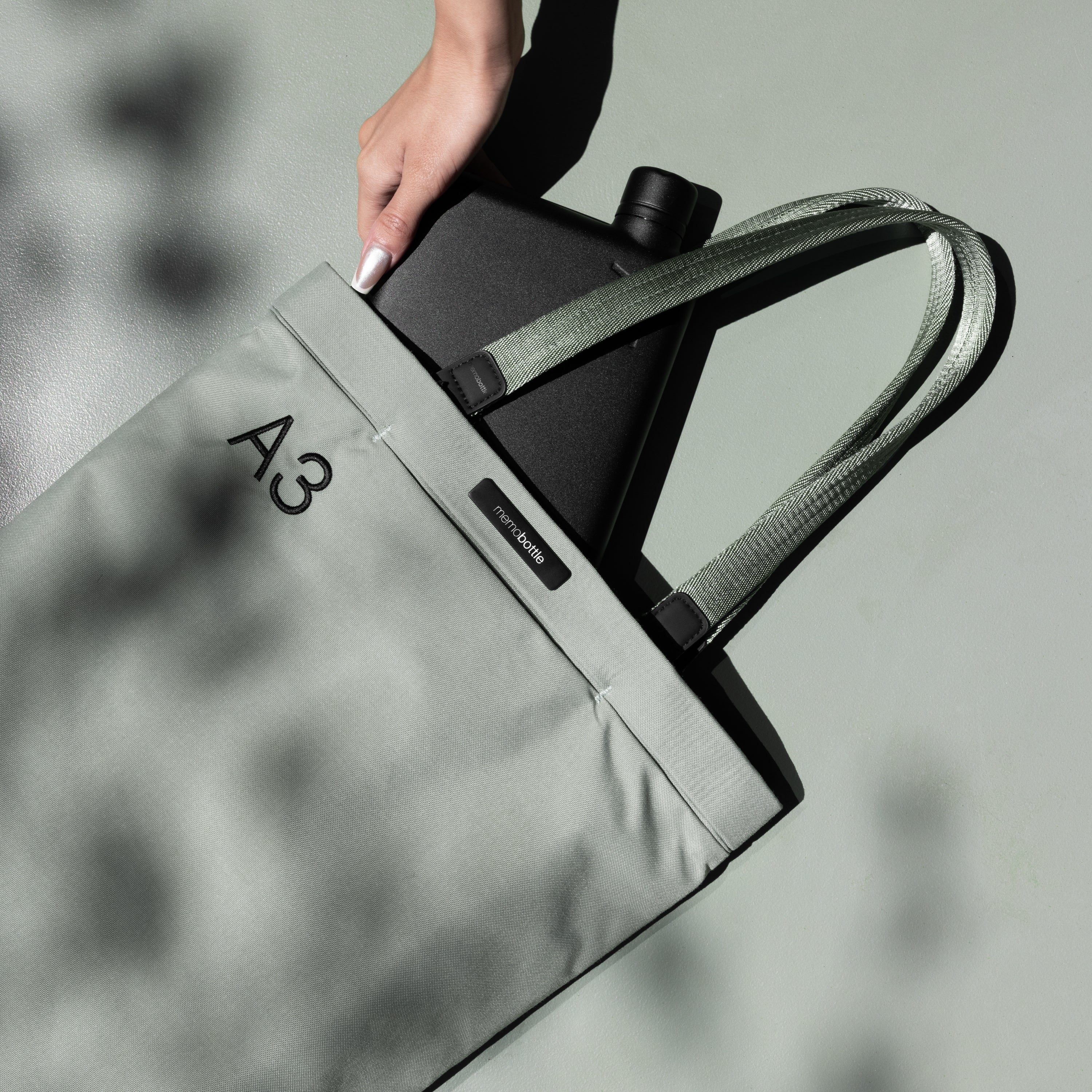 A3 Daily Tote Bag - Stylish & Durable Canvas Tote for Work, Shopping & Travel - Perfect for Office, Groceries & Beach Day Essentials