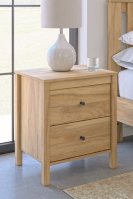 Bermacy Nightstand - Modern Bedside Table with Storage Drawer, Wooden End Table for Bedroom, Living Room, and Office - Perfect for Holding Lamps, Books, and Essentials