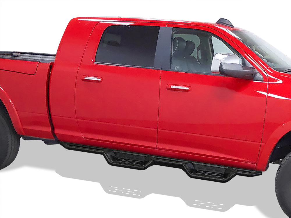 APS Side Armor Nerf Bars for Ram 2500 & 3500 Mega Cab (2011-2024) - Heavy Duty Running Boards - Off-Road Protection & Easy Step Access for Trucks