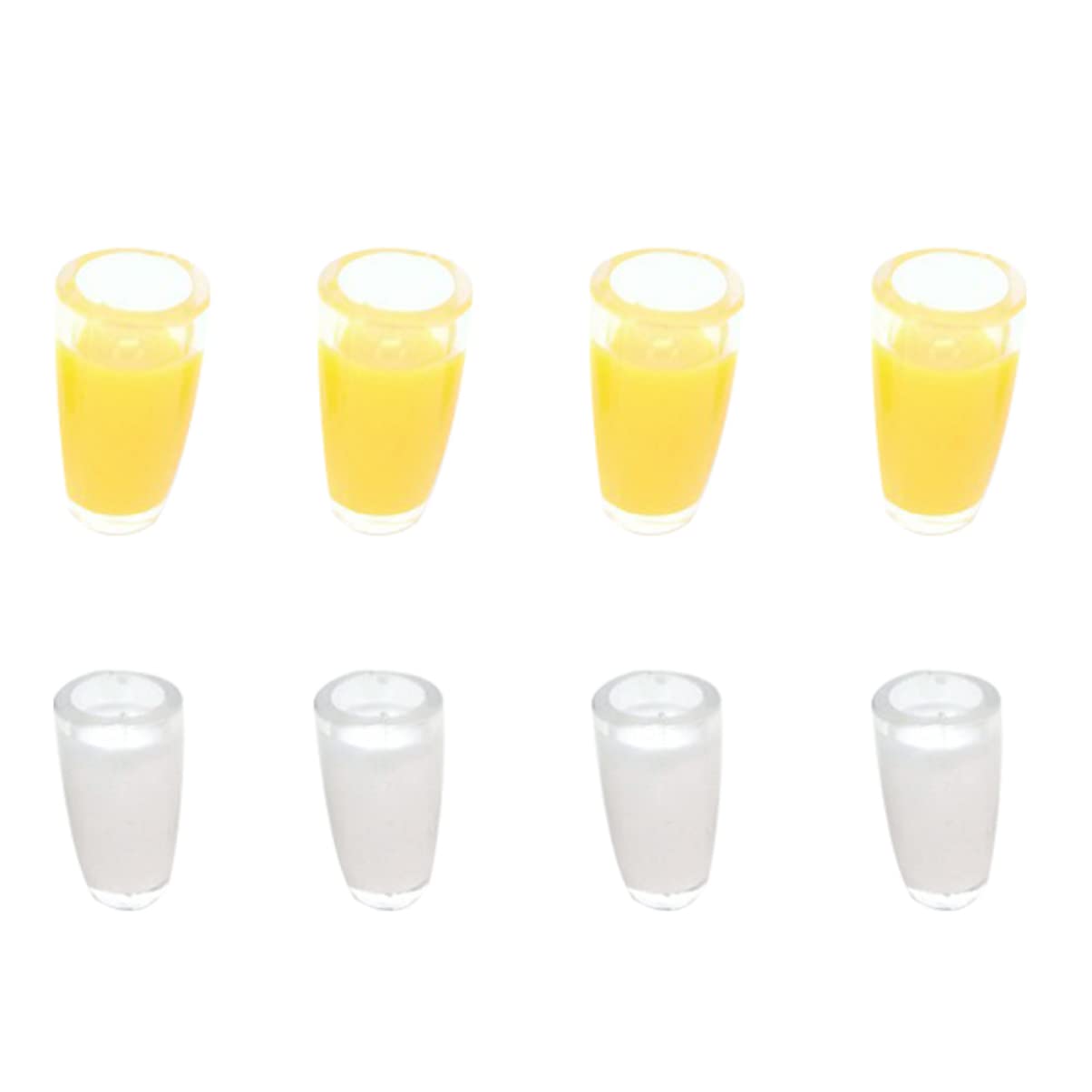 ibasenice 8-Piece Miniature Kitchen Accessories Set - Mini Drink Bottles, Pretend Play Decor for Dollhouse, Kids Playroom & Desktop Display - Perfect for Collectors, DIY Scenes & Home Decoration