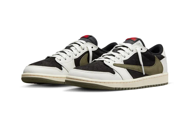 Nike Air Jordan 1 Retro Low OG Travis Scott Olive (DZ4137-106) - Women's Sneakers for Casual Wear & Street Fashion